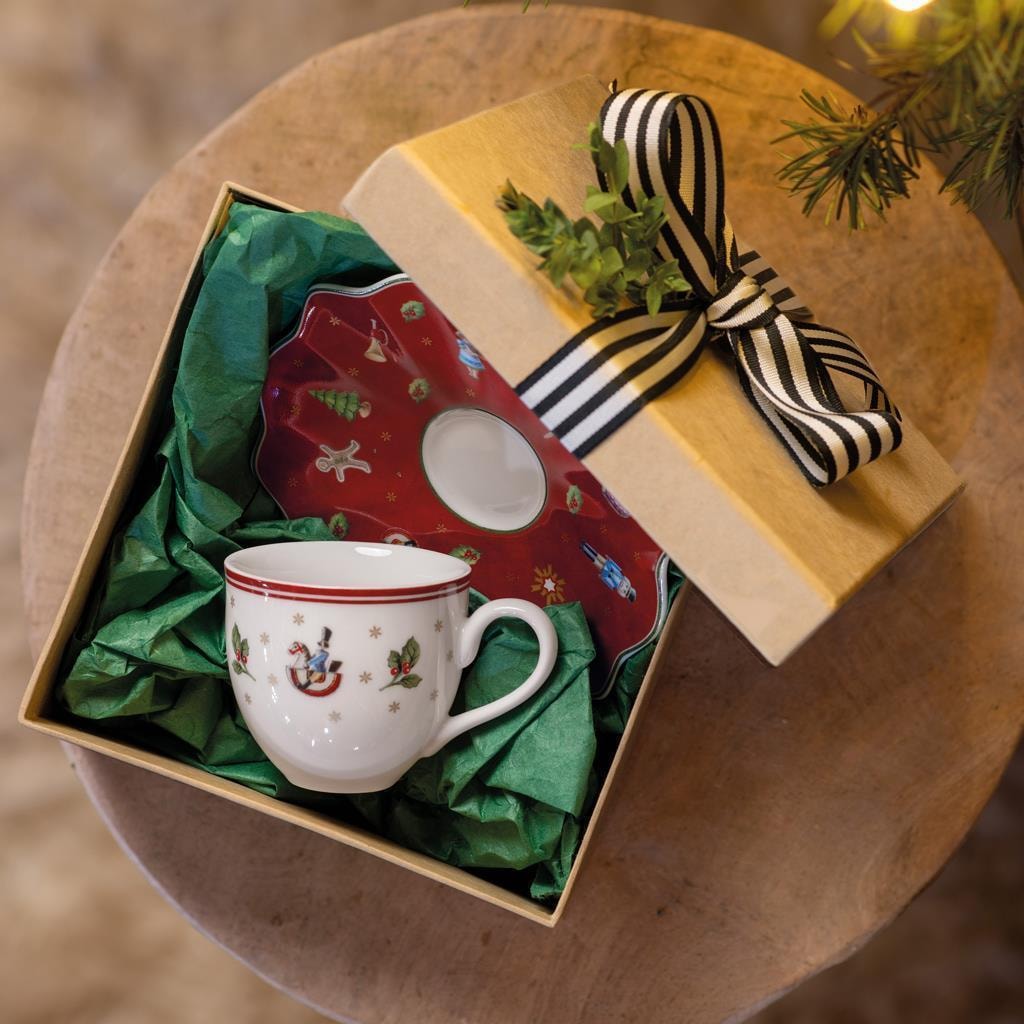 Villeroy & Boch Espressotasse »Espressotasse mit Untertasse Toy's Delight 70 ml 2er Set bunt« Spülmaschinenfest, Mikrowellensicher