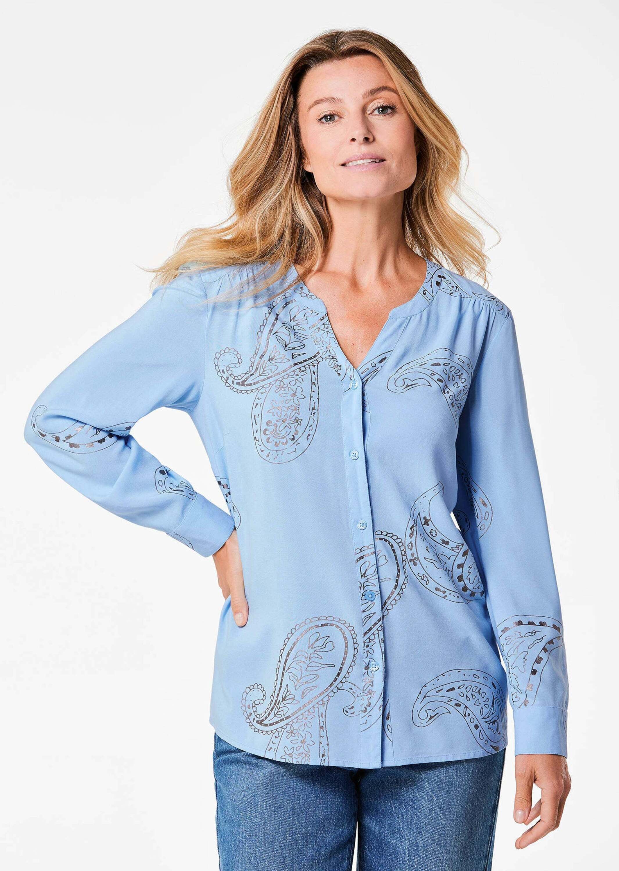 GOLDNER Schlupfbluse »Kurzgröße Bluse«