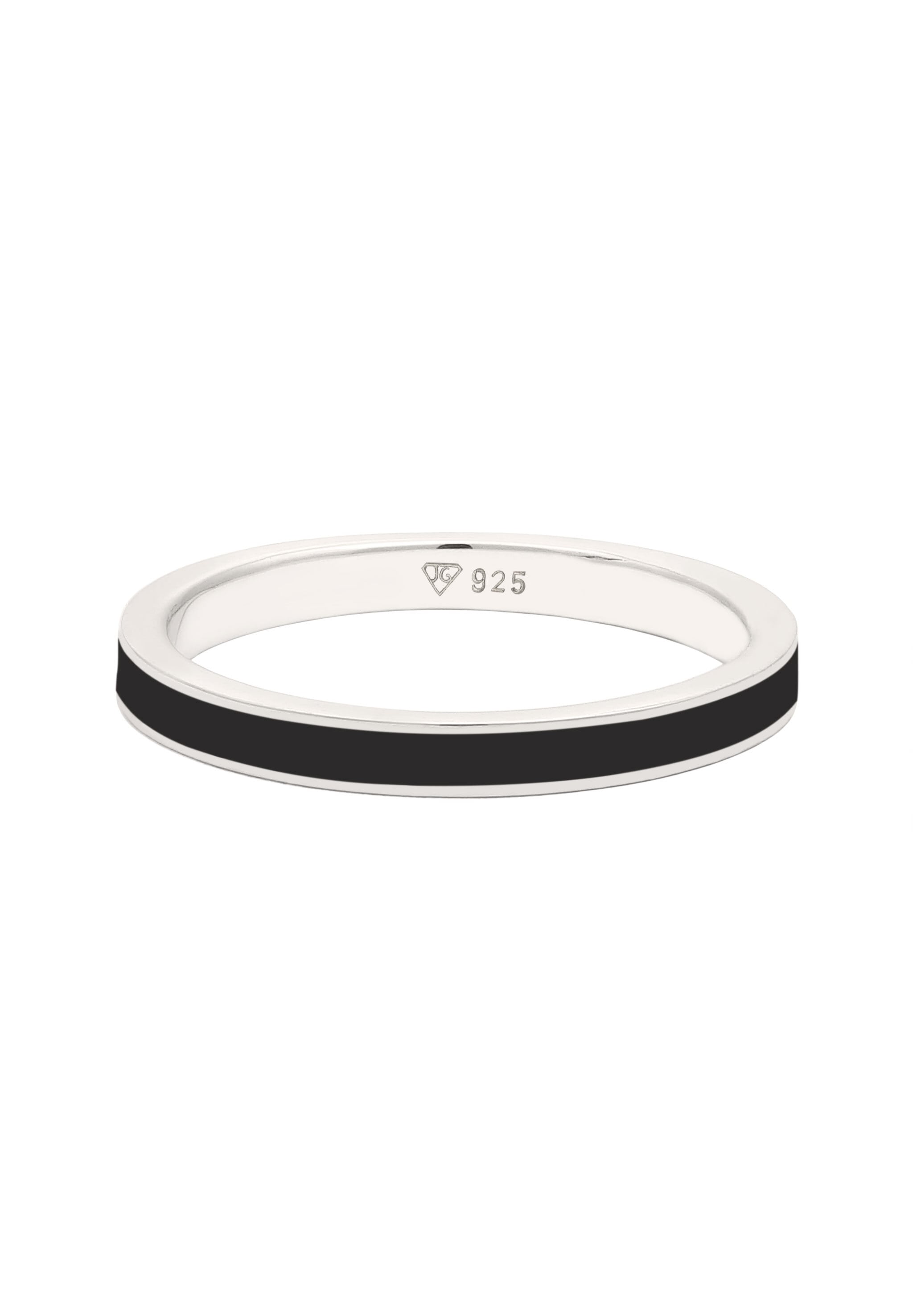 Elli Silberring »Ring Stapelring Basic Emaille 925 Silber«