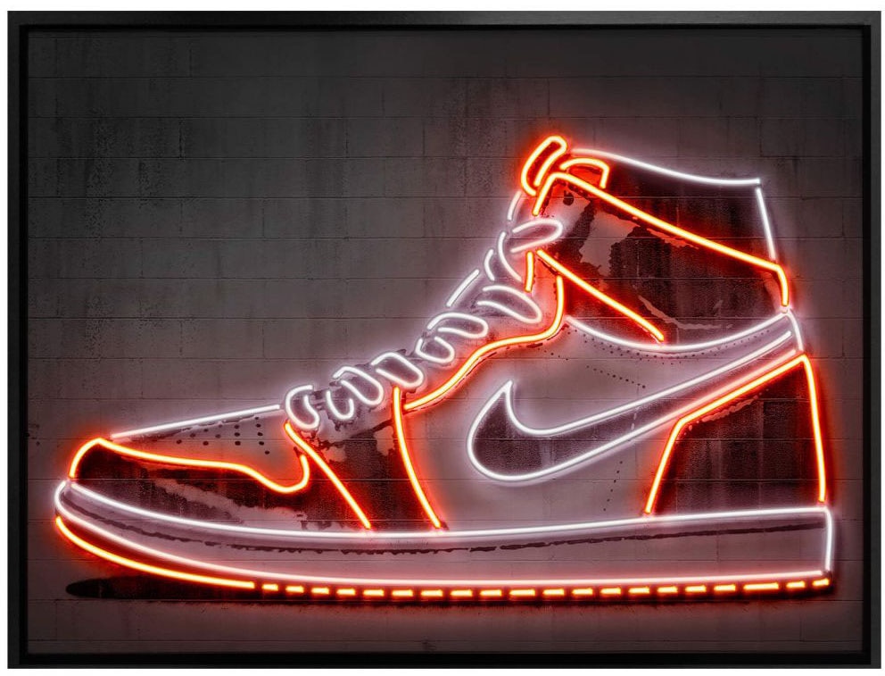 Wall-Art Poster »Mielu Nike Schuh Neon Sneaker«, Schuh, (1 St.), Poster, Wandbild,  Bild, Wandposter im OTTO Online Shop