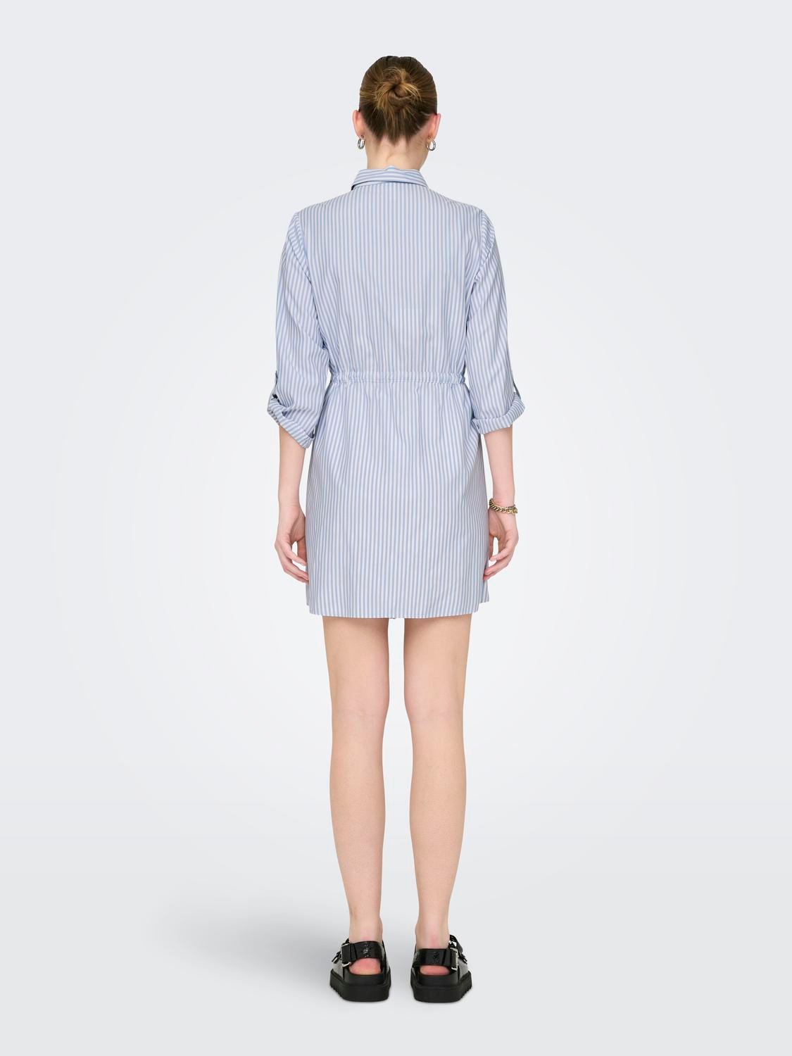 ONLY Hemdblusenkleid »ONLSARAH LS SHIRT DRESS WVN«, Sommerkleid