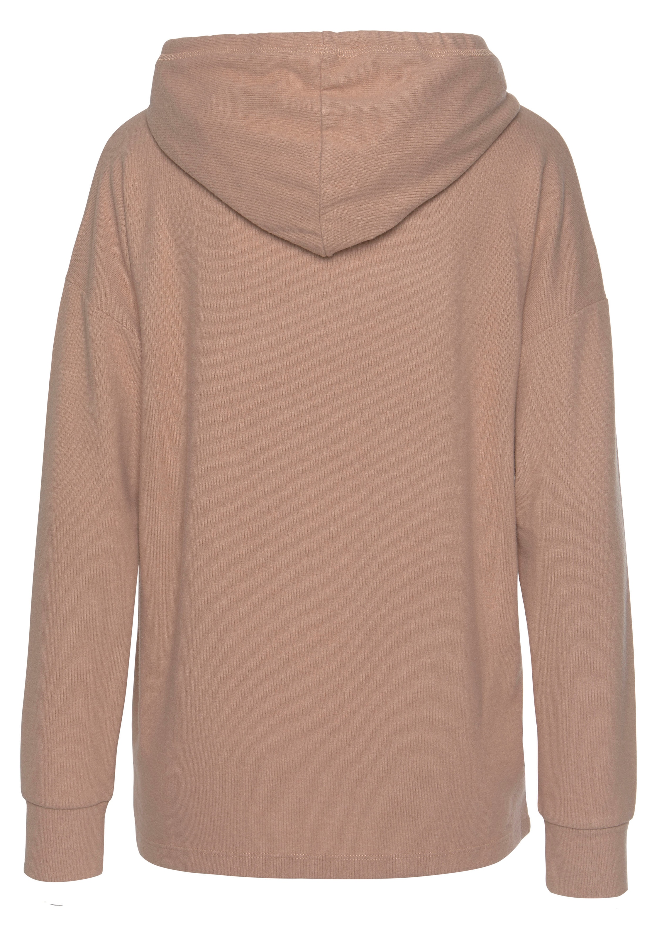 LASCANA Kapuzenpullover, Loungepullover in lässiger Form, Loungewear