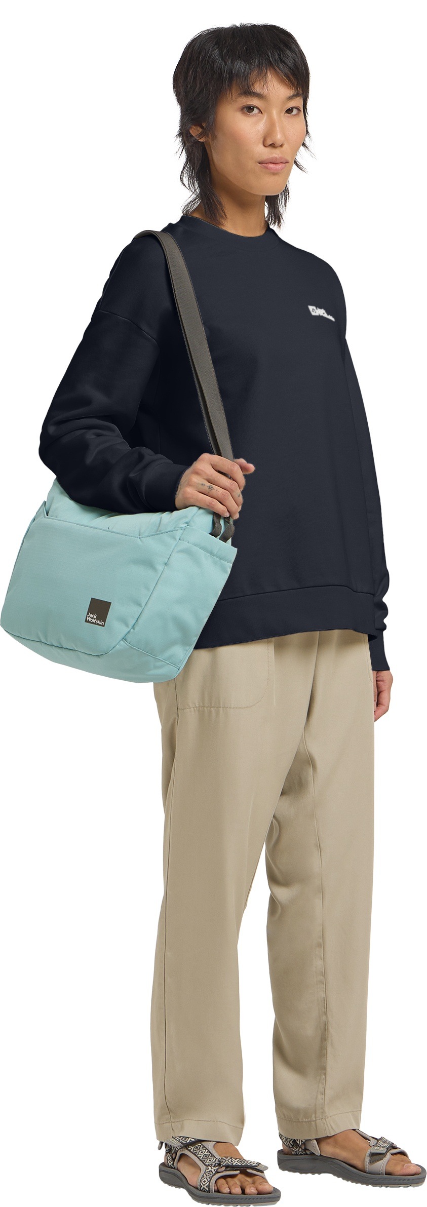 Jack Wolfskin Langarmshirt »ESSENTIAL CREWNECK W«