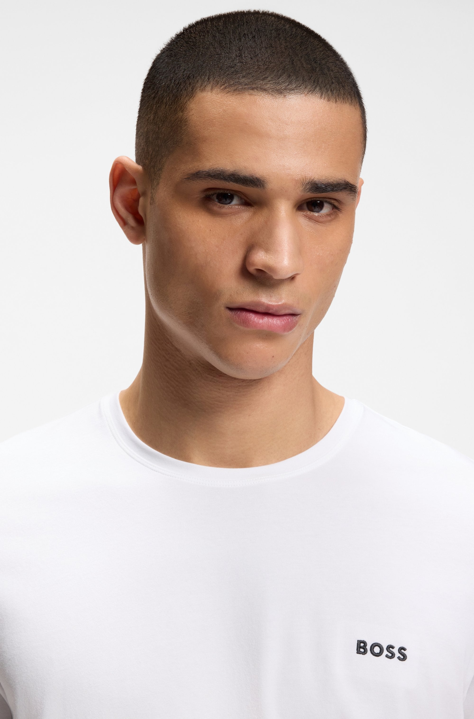 BOSS T-Shirt »Mix&Match T-Shirt R« mit Logostickerei