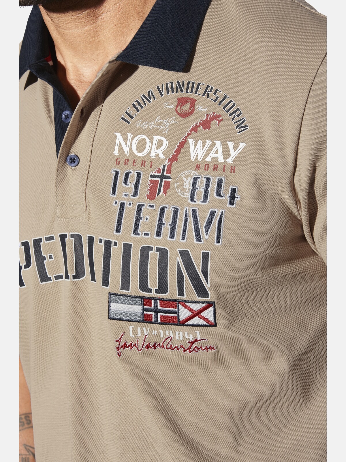 Jan Vanderstorm Poloshirt »Poloshirt ERLING«
