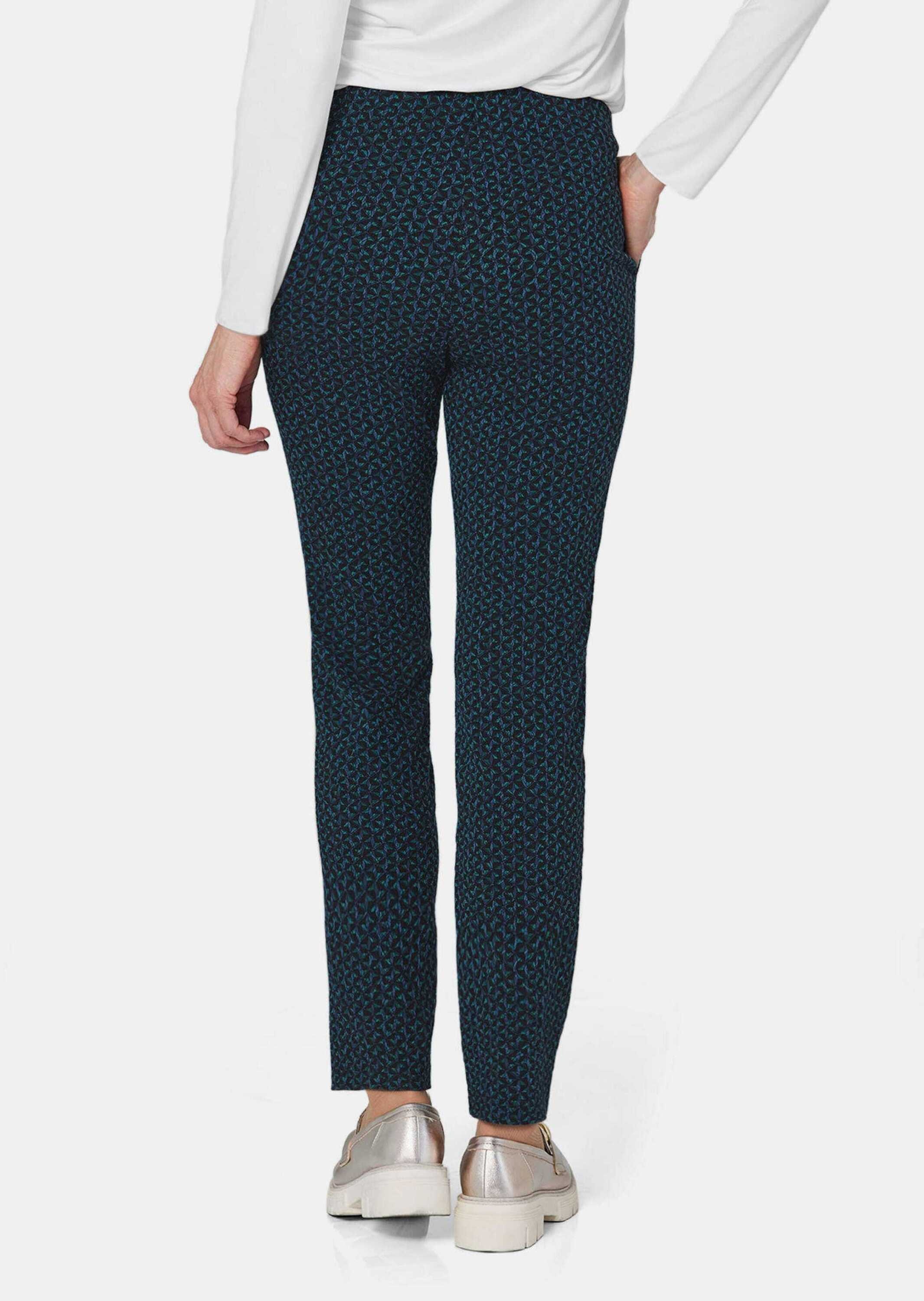 GOLDNER 2-in-1-Hose »Druckhose LOUISA mit Jacquard-Muster«