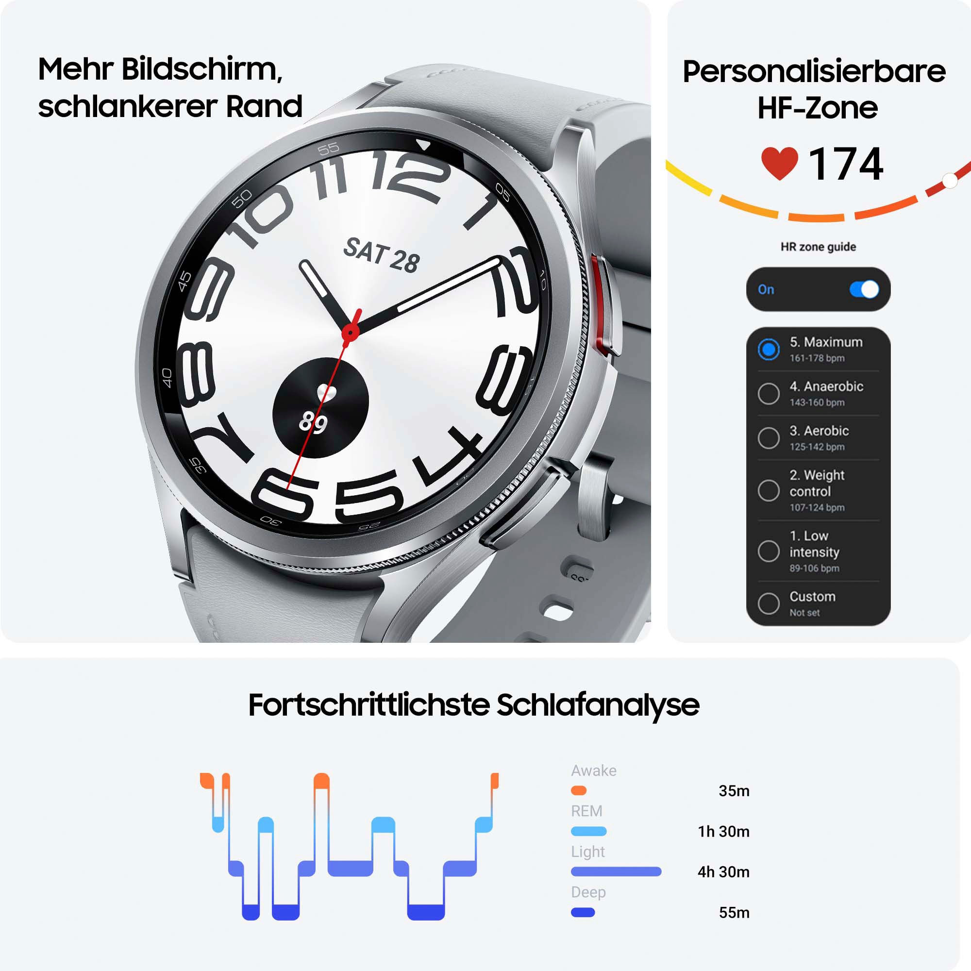 Samsung Smartwatch »Galaxy Watch 6 Classic«(47/ 1'5 ″) Wear OS by Samsung