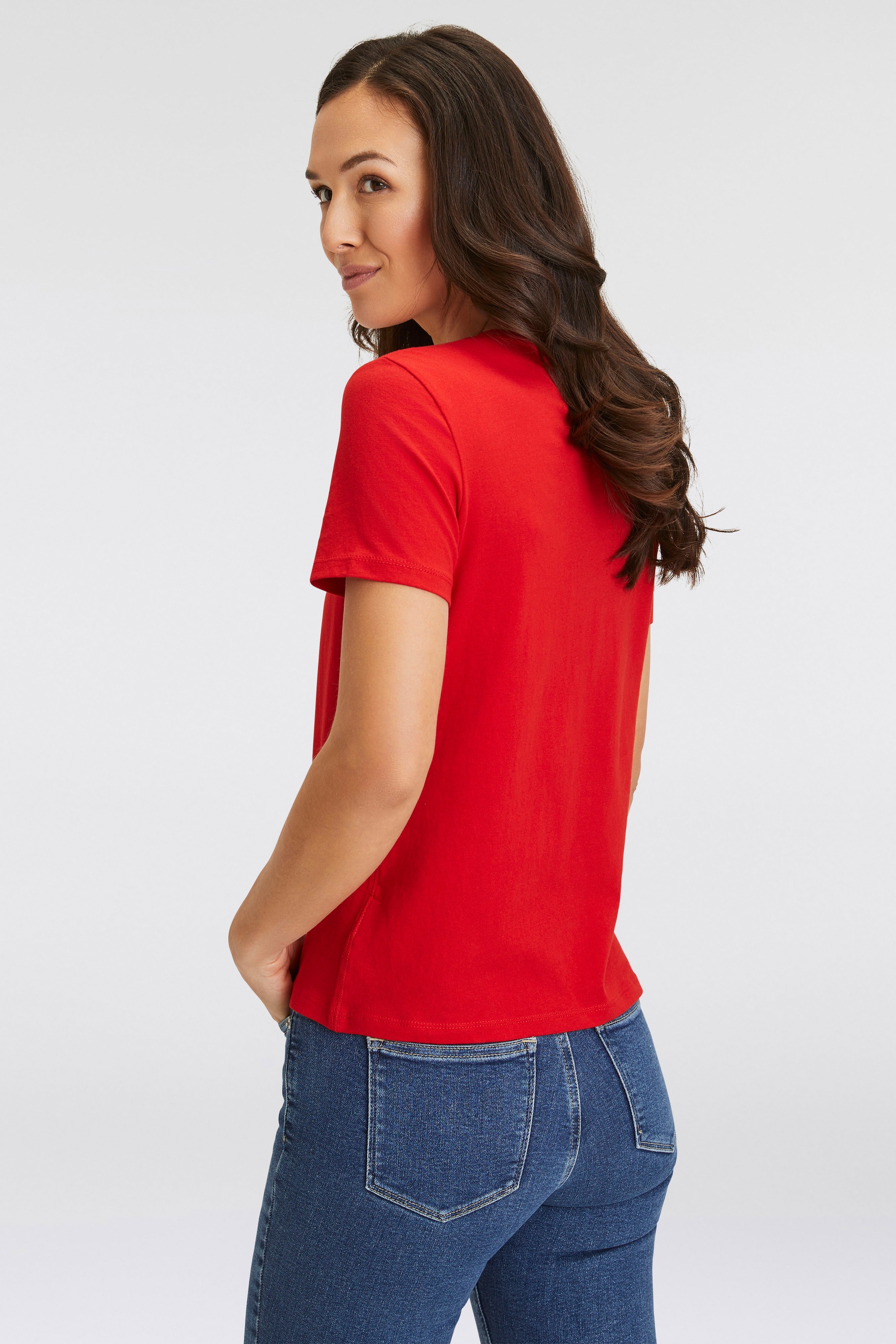 Tommy Jeans Rundhalsshirt »TJW SOFT JERSEY TEE«, mit Tommy Jeans Logo-Flag auf der Brust