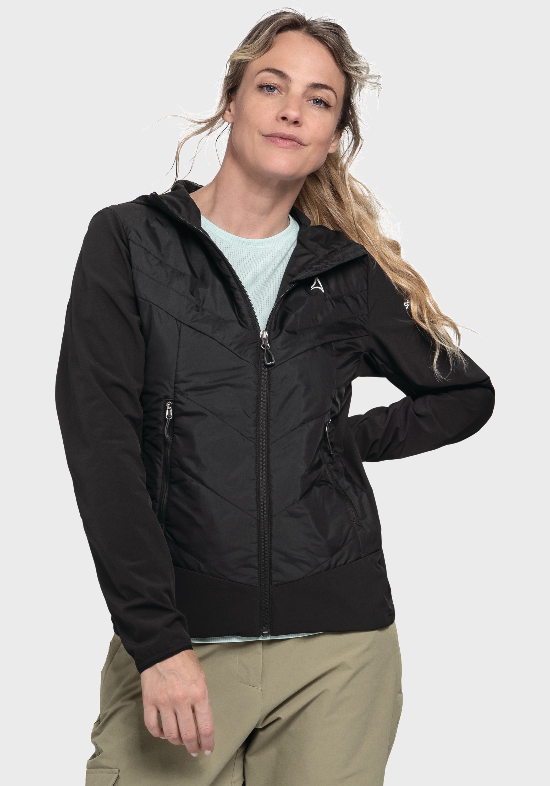 Schöffel Funktionsjacke »Hybrid Jk Style Blaueis WMS« mit Kapuze