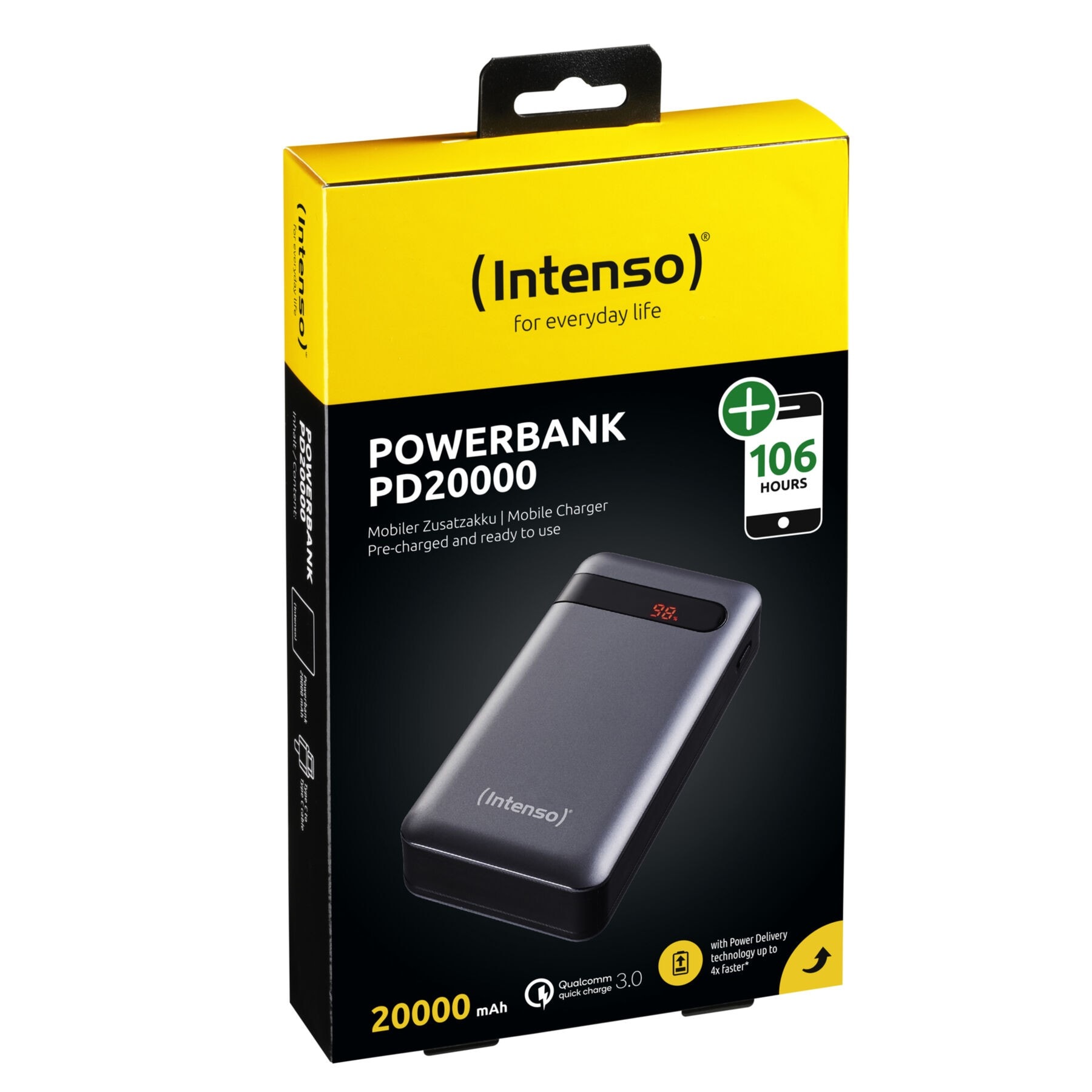 Intenso Powerbank »PD20000 Power Delivery«, 20000 mAh