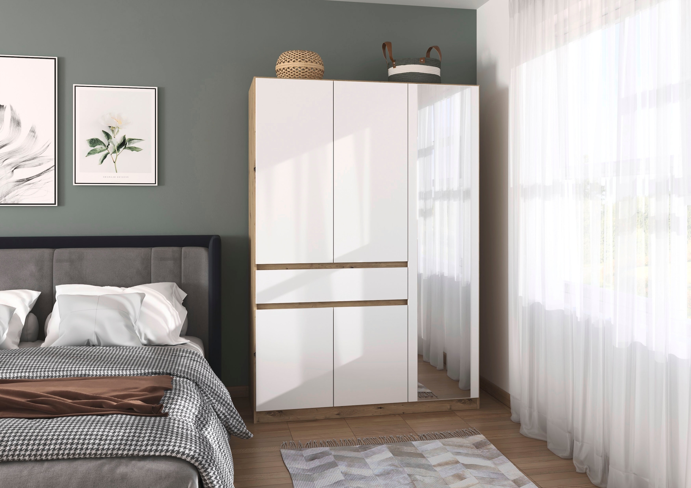 rauch Kleiderschrank »Tübingen« mit Spiegel