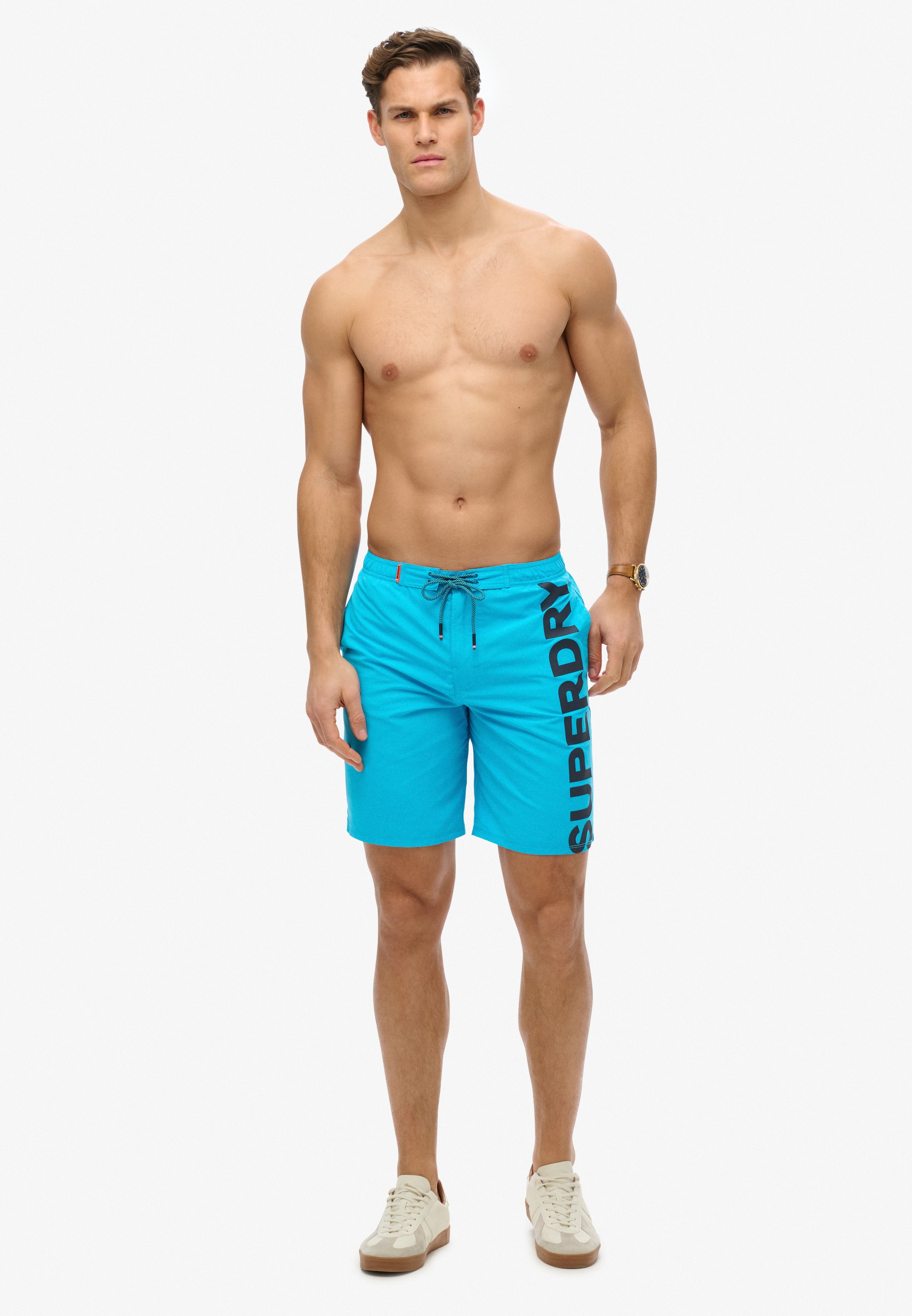 Superdry Badeshorts »CLASSIC 19 LOGO BOARDSHORT«