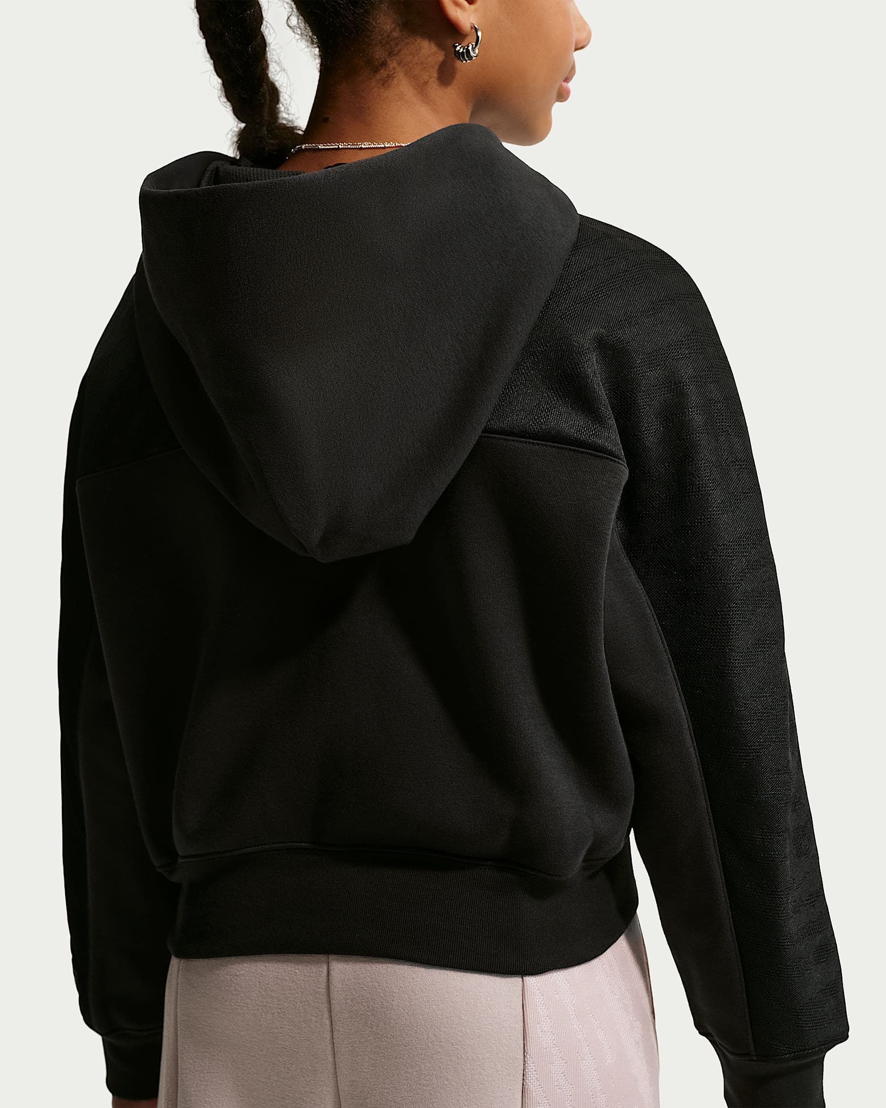 Nike Sportswear Sweatshirt »Nike Sportswear Big Kids' (Girls') Fleece Long-Sleeve Top«, für Kinder und Jugendliche, sportlicher Stil, mit weichem Fleece
