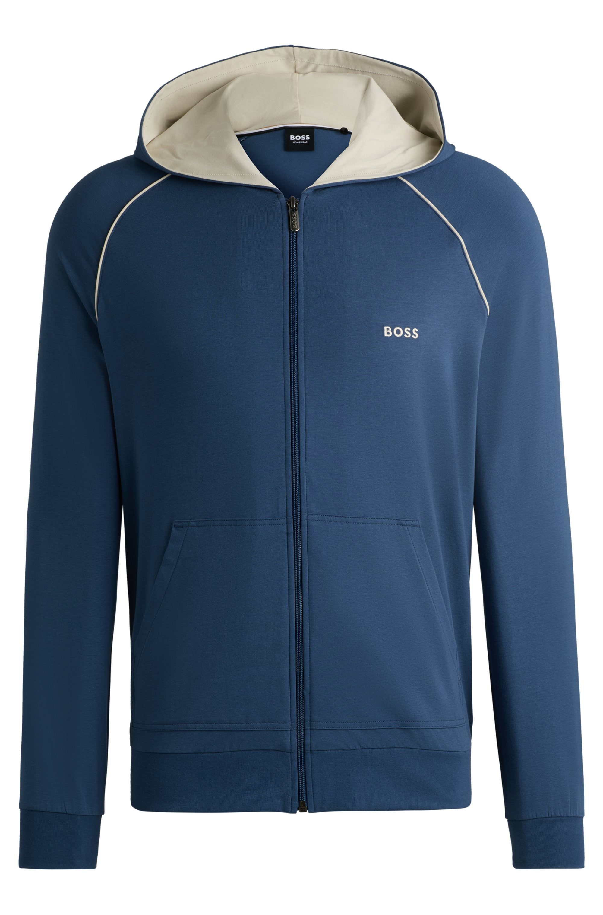 BOSS Kapuzensweatjacke »Mix&Match Jacket H«, mit Kängurutasche