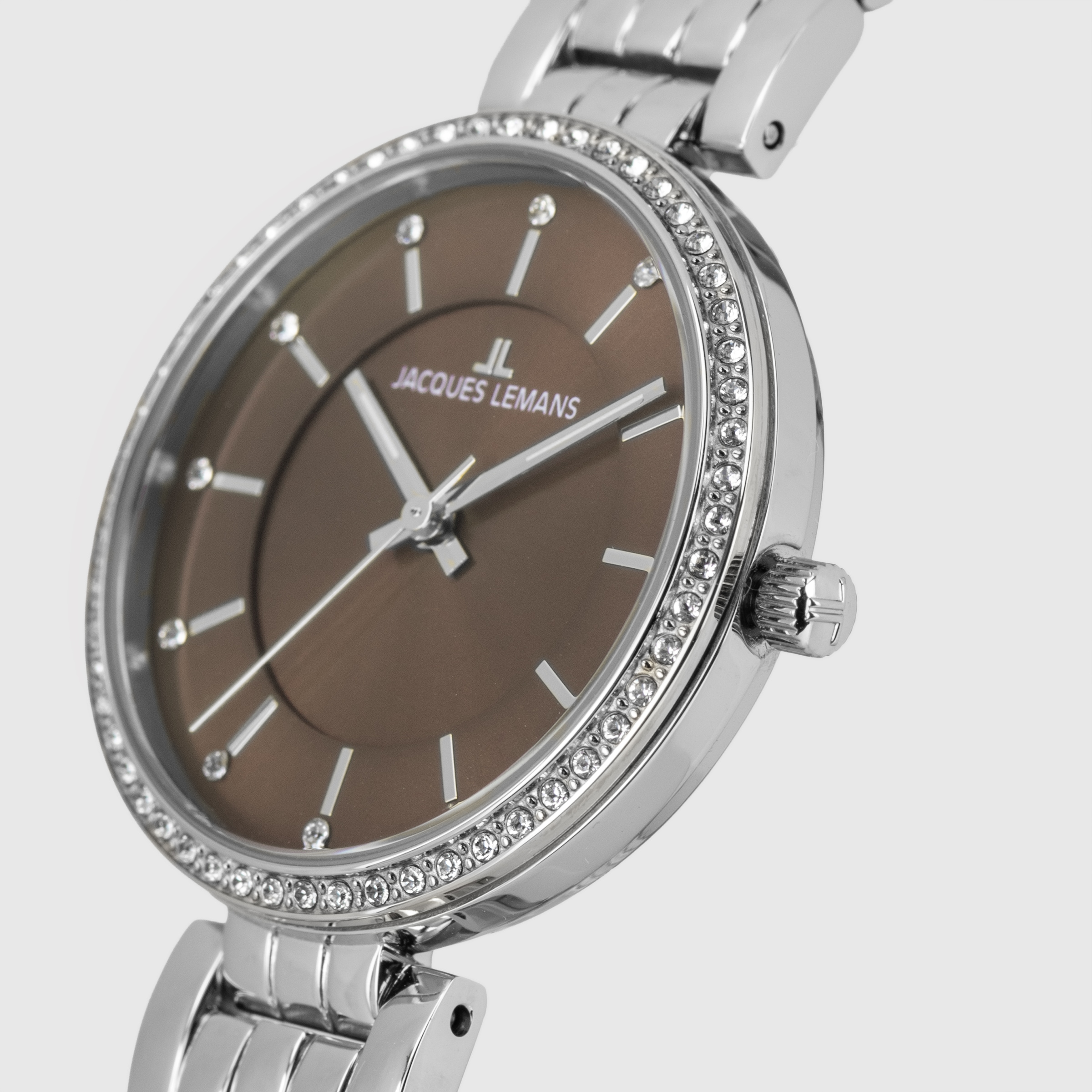 Jacques Lemans Quarzuhr »Milano« Armbanduhr, Damenuhr, Edelstahlarmband, analog