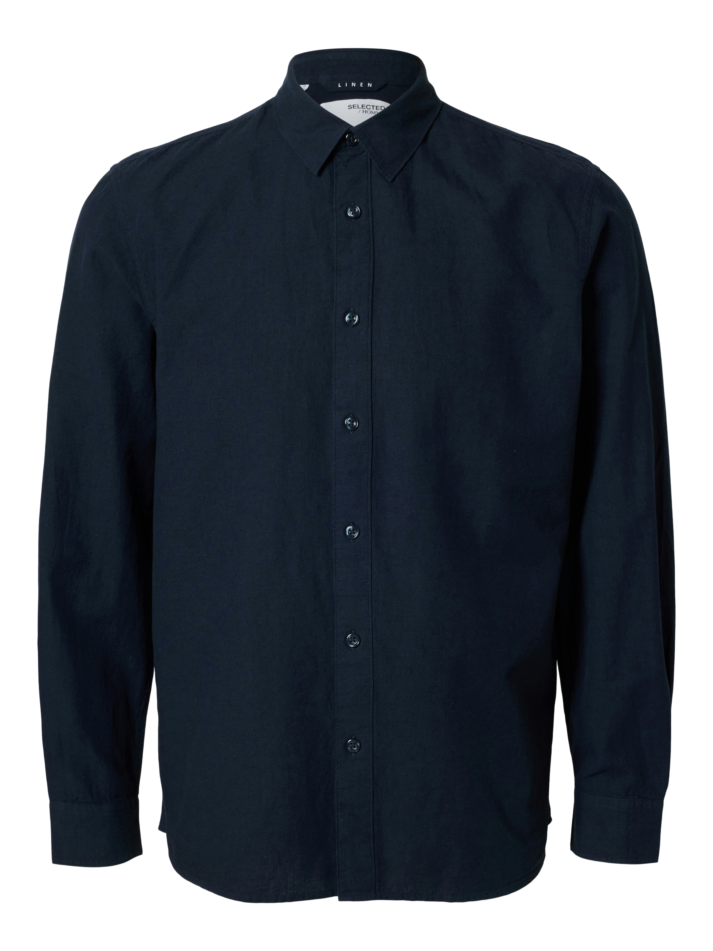 SELECTED HOMME Leinenhemd »NEW-LINEN SHIRT«, unifarben