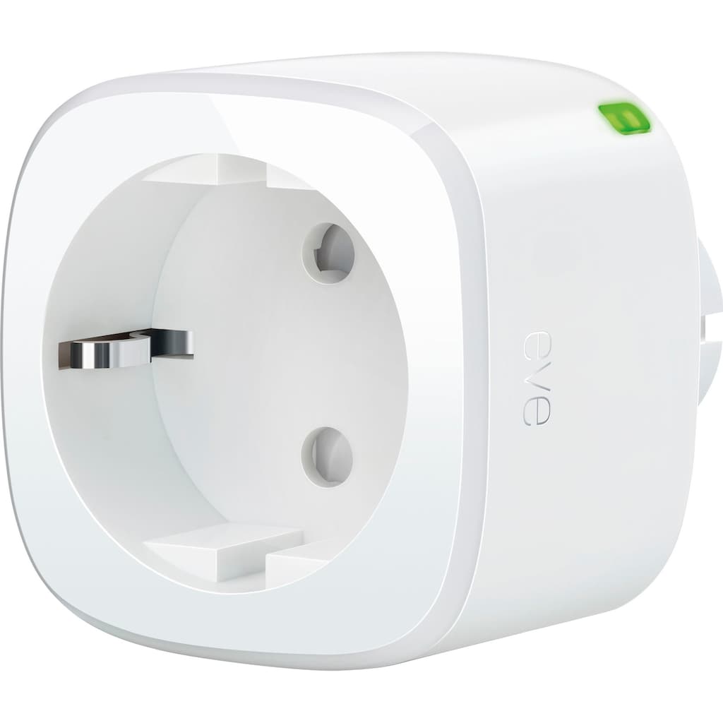 EVE Funksteckdose »Smarte Steckdose mit Verbrauchsmessung, integrierten Zeitplänen und Apple HomeKit-Technologie«