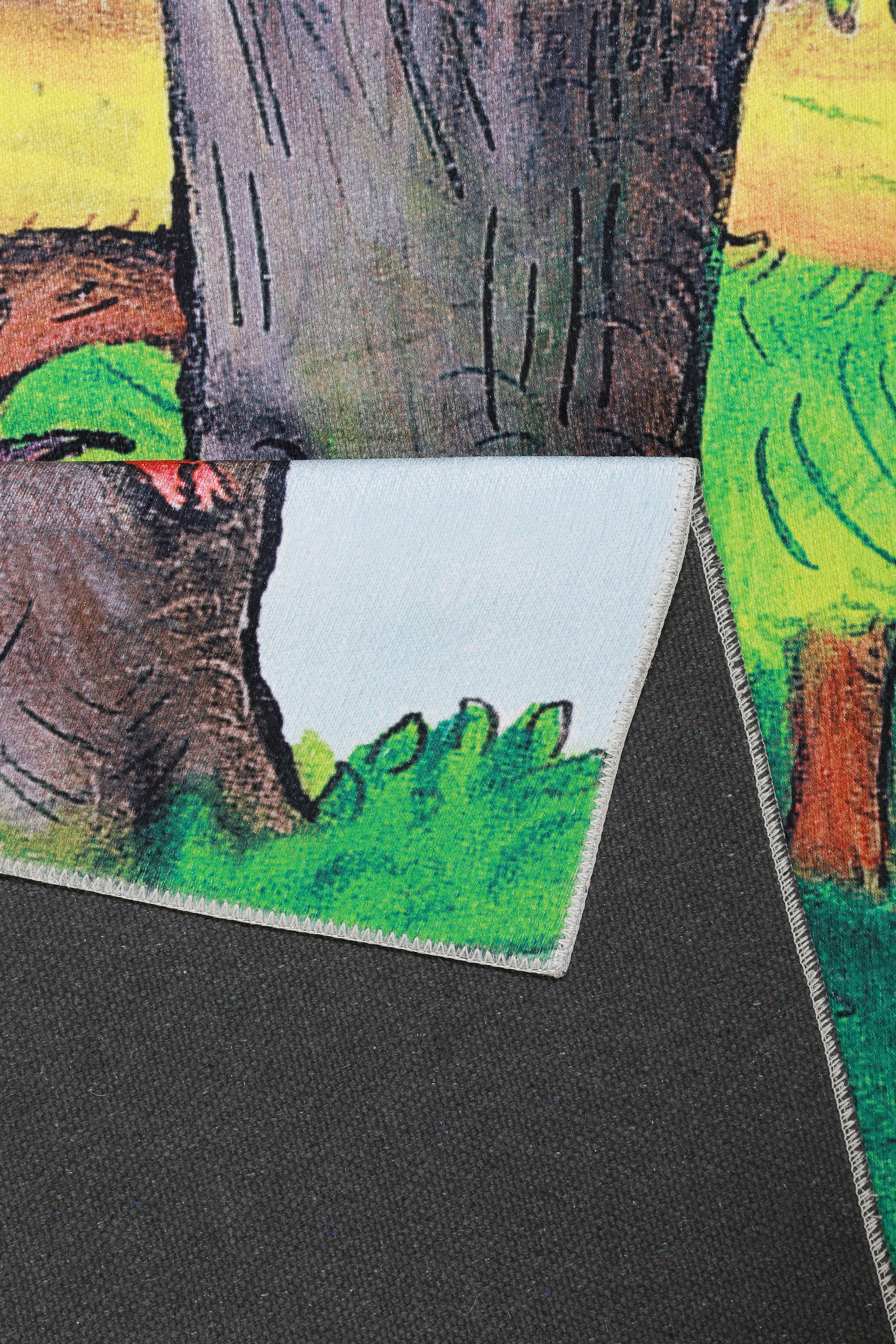 DER GRÜFFELO Kinderteppich »Wanderlo GR-0171«, rechteckig, 6 mm Höhe, aktueller Grüffelo Teppich, Kurzflor mit hohem Baumwollanteil