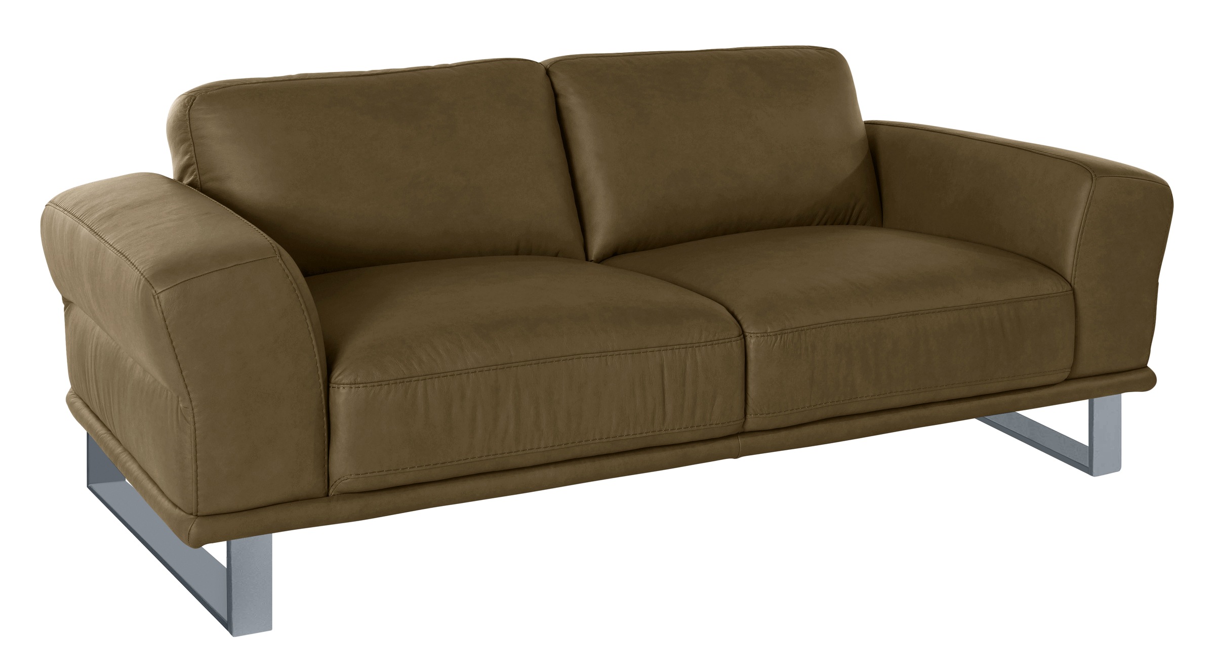 W.SCHILLIG 2,5-Sitzer »montanaa«, mit Metallkufen in Silber matt, Breite 212 cm