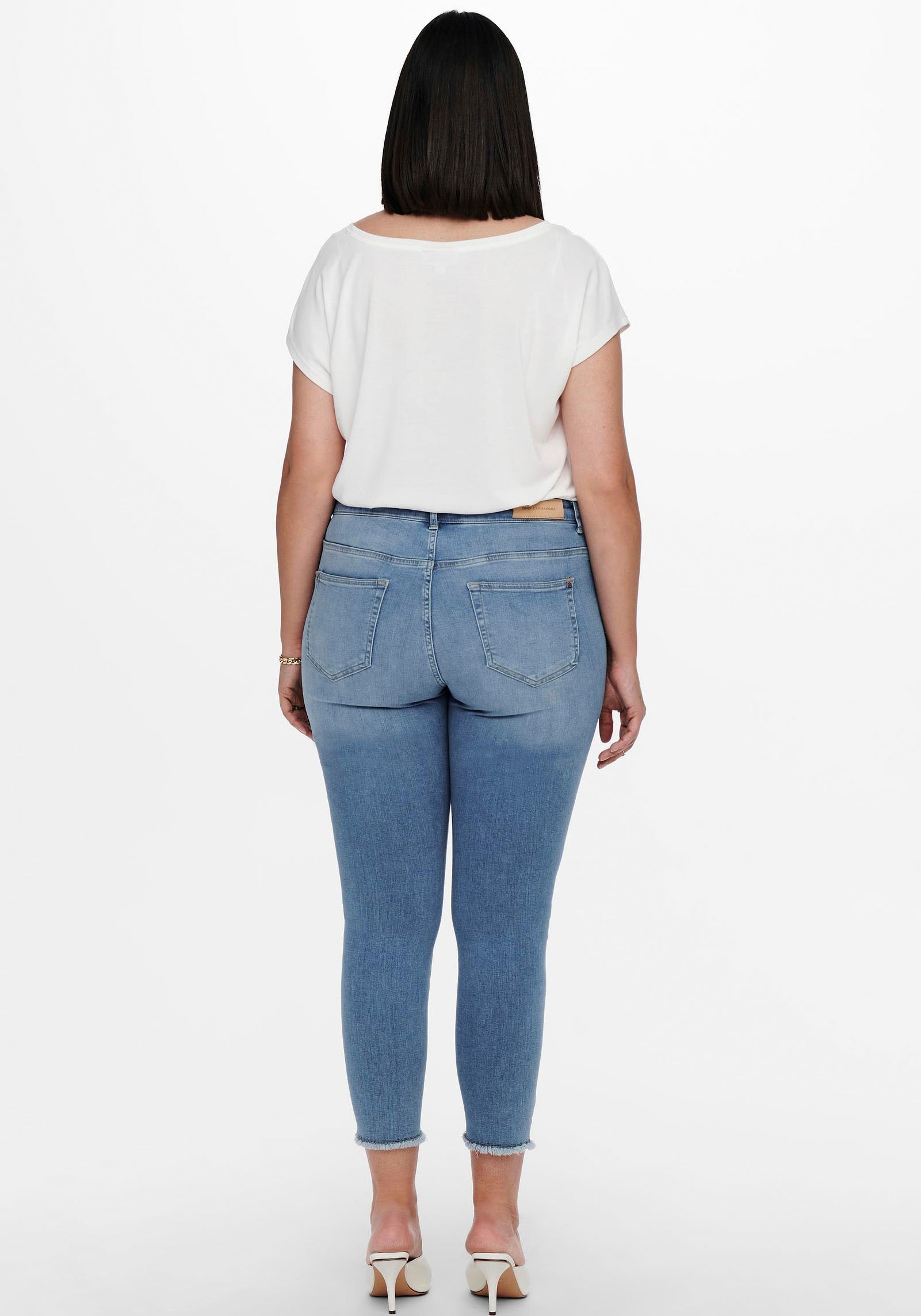 ONLY CARMAKOMA Skinny-fit-Jeans »CARWILLY REG SK ANK DNM REA1467 NOOS«