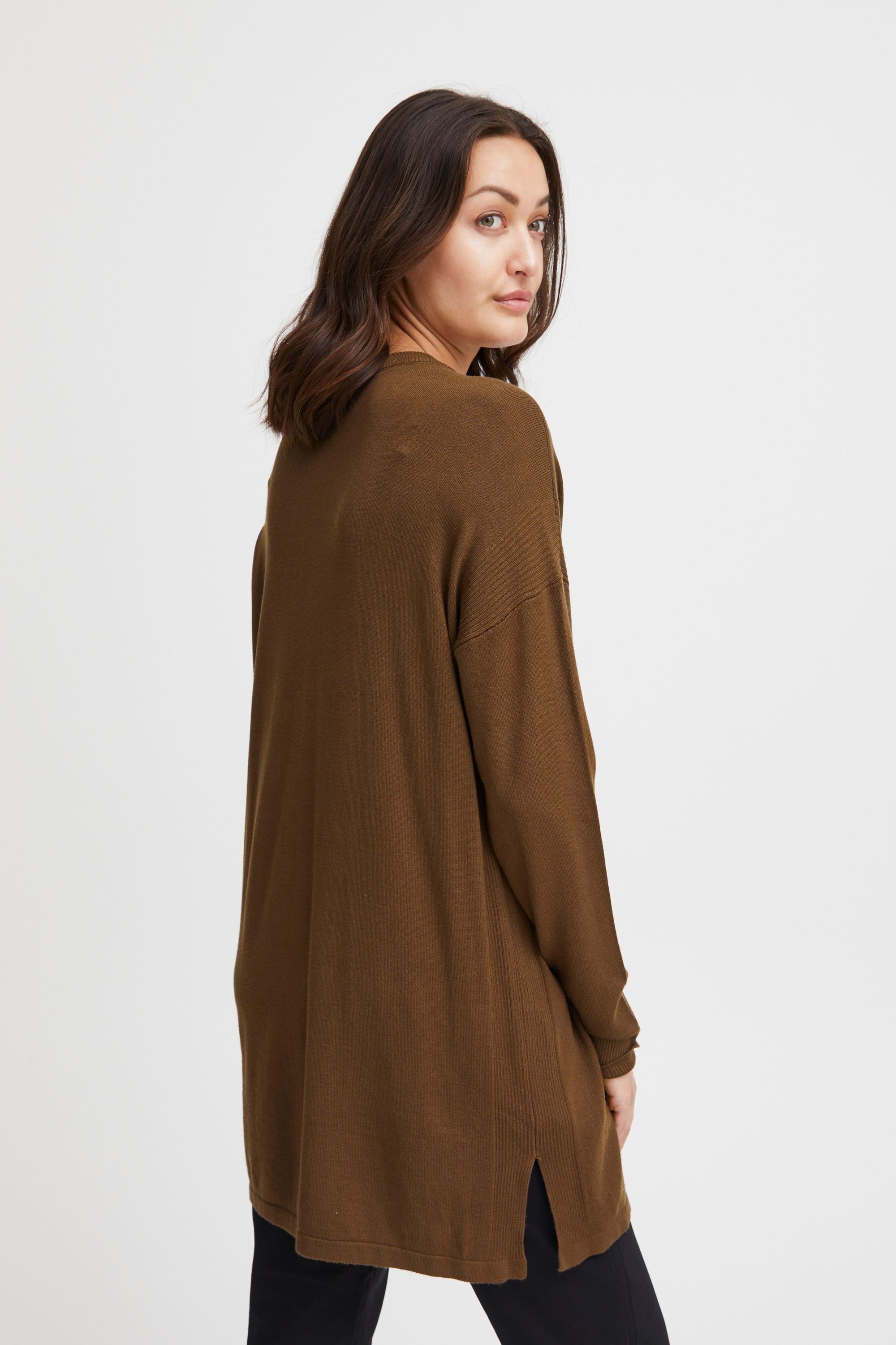 fransa Strickfleece-Pullover »Strickpullover FRBlume«