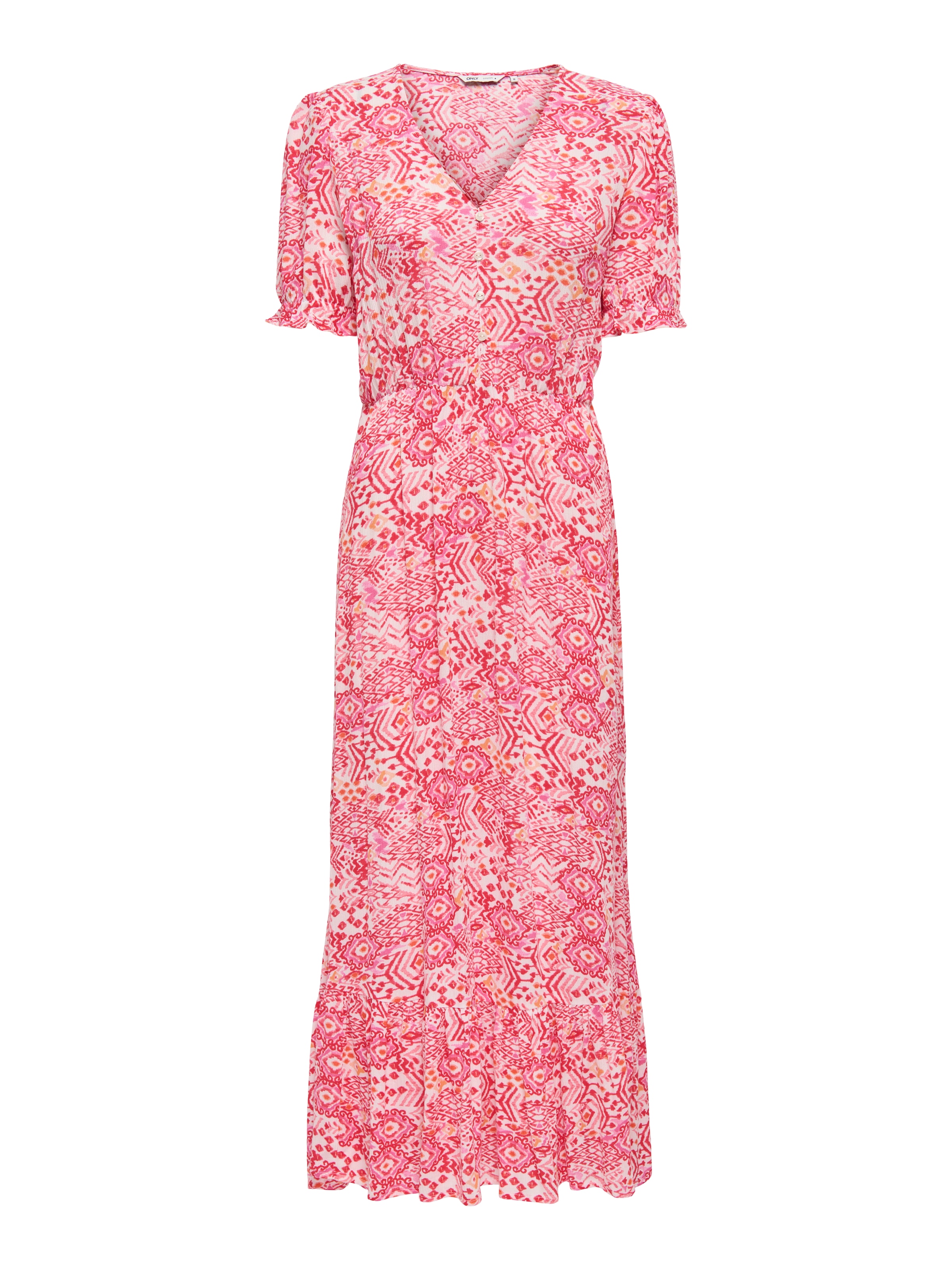 ONLY Maxikleid »ONLCHIANTI S/S LONG DRESS WVN NOOS« Viskose, regular fit