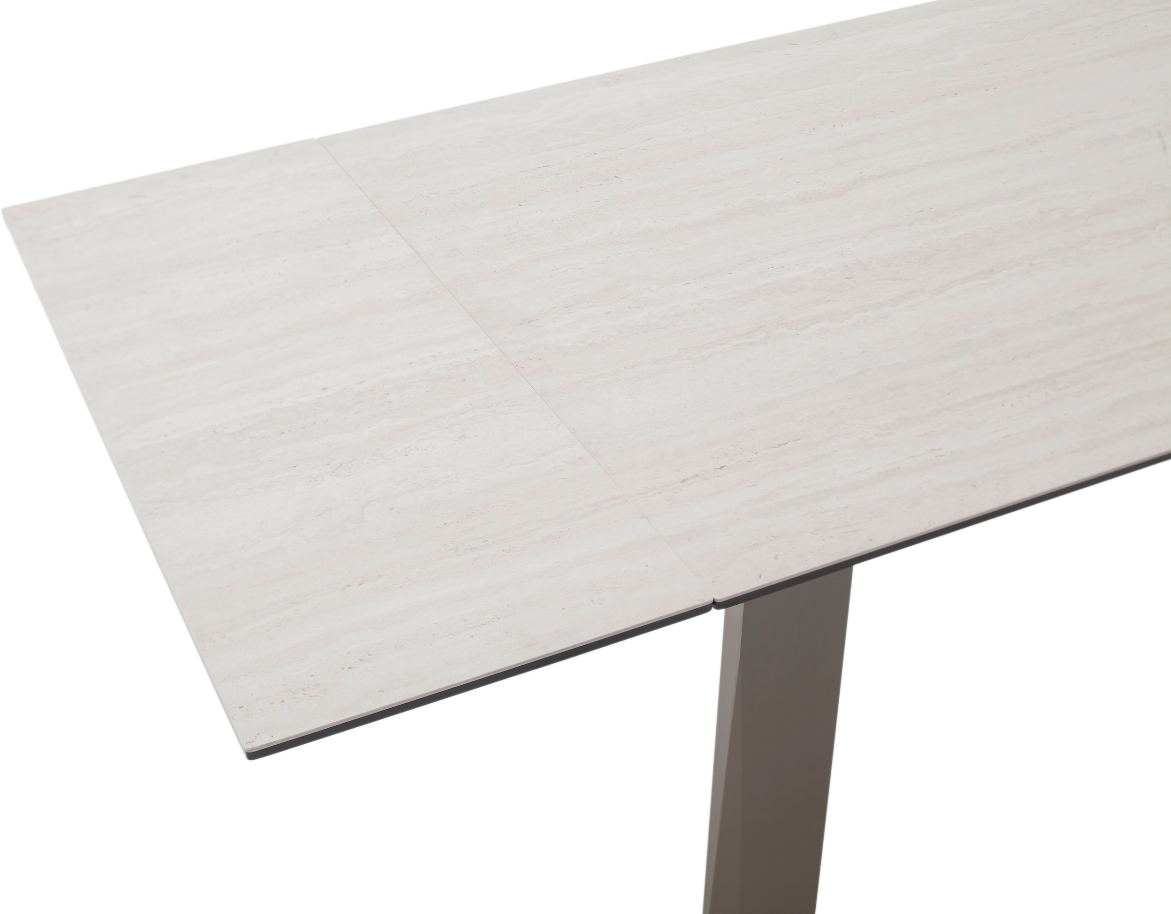 MCA furniture Esstisch »Kalamata« 1 Stk. tlg. Auszugstisch, Stirnauszug, Metallgestell, Keramik, Sicherheitsglas