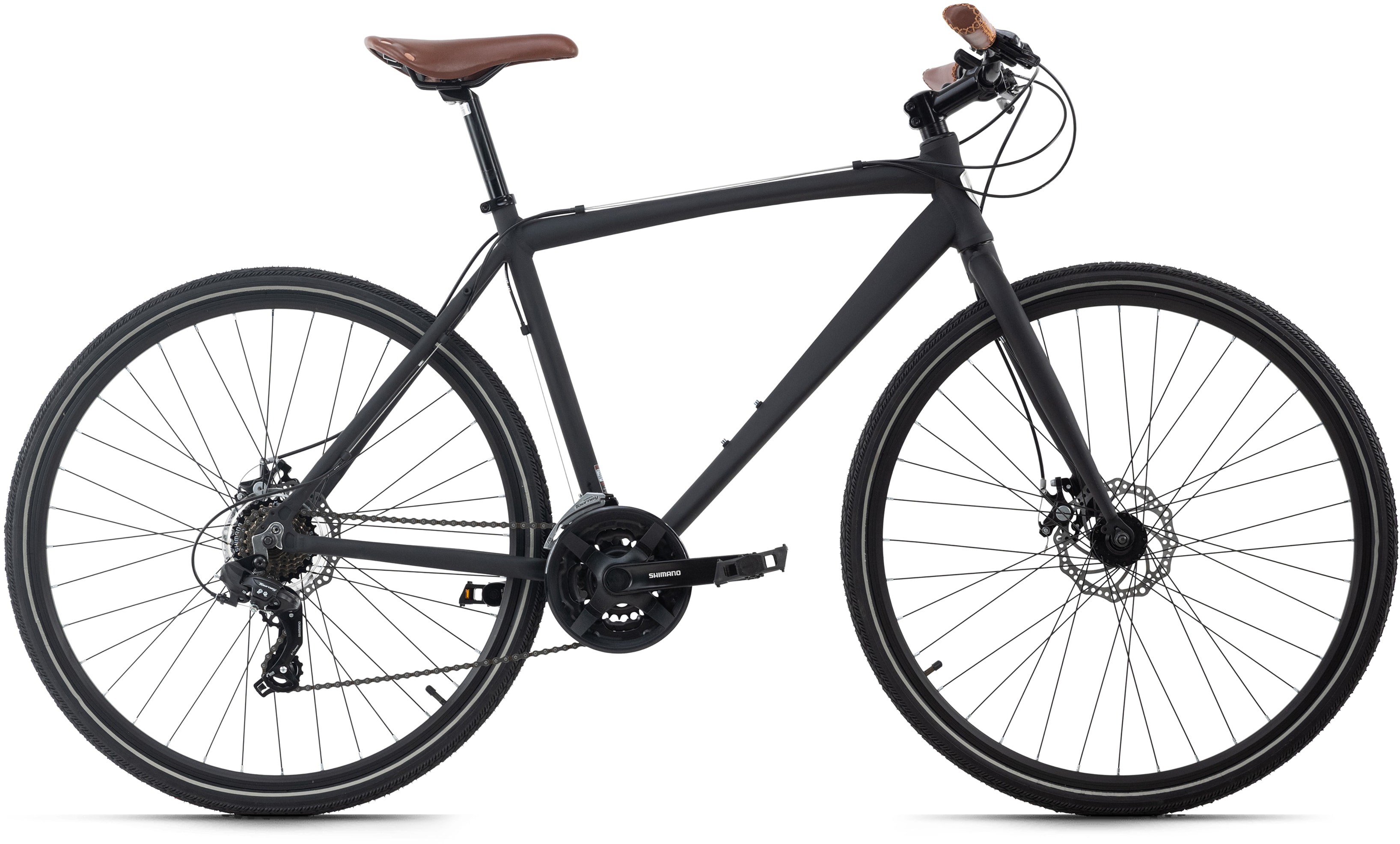 Adore Urbanbike »UBN77« 21 Gang Shimano Tourney Schaltwerk Kettenschaltung für Herren in schwarz, Größe 28 Zoll (71,12 cm)