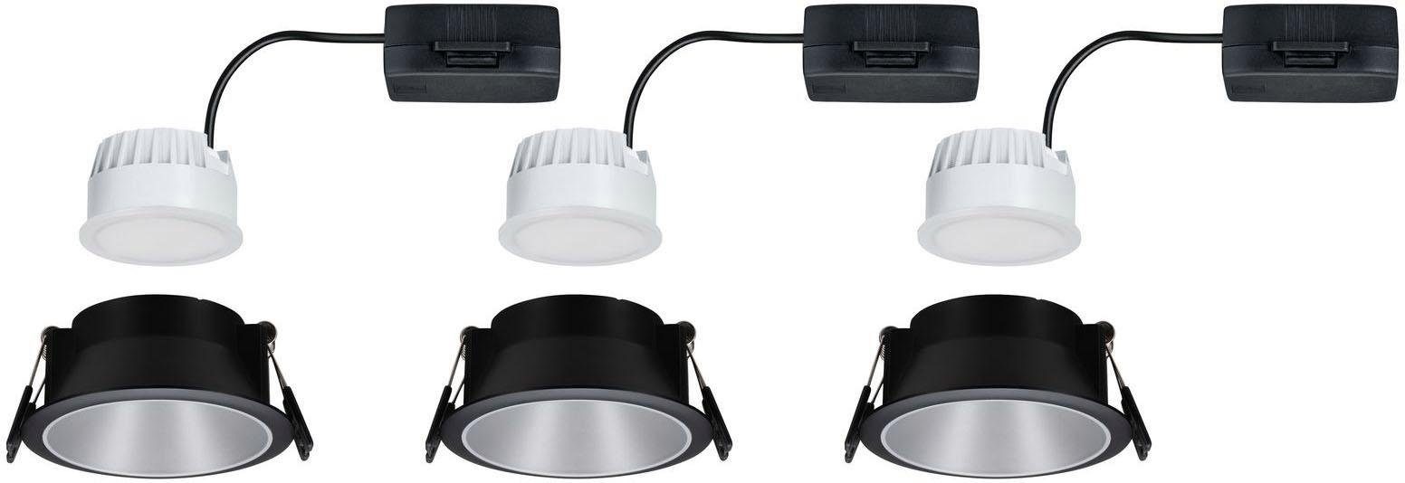 Paulmann LED Einbauleuchte »Cole«, 3 flammig, Deckenspots, 3er Set