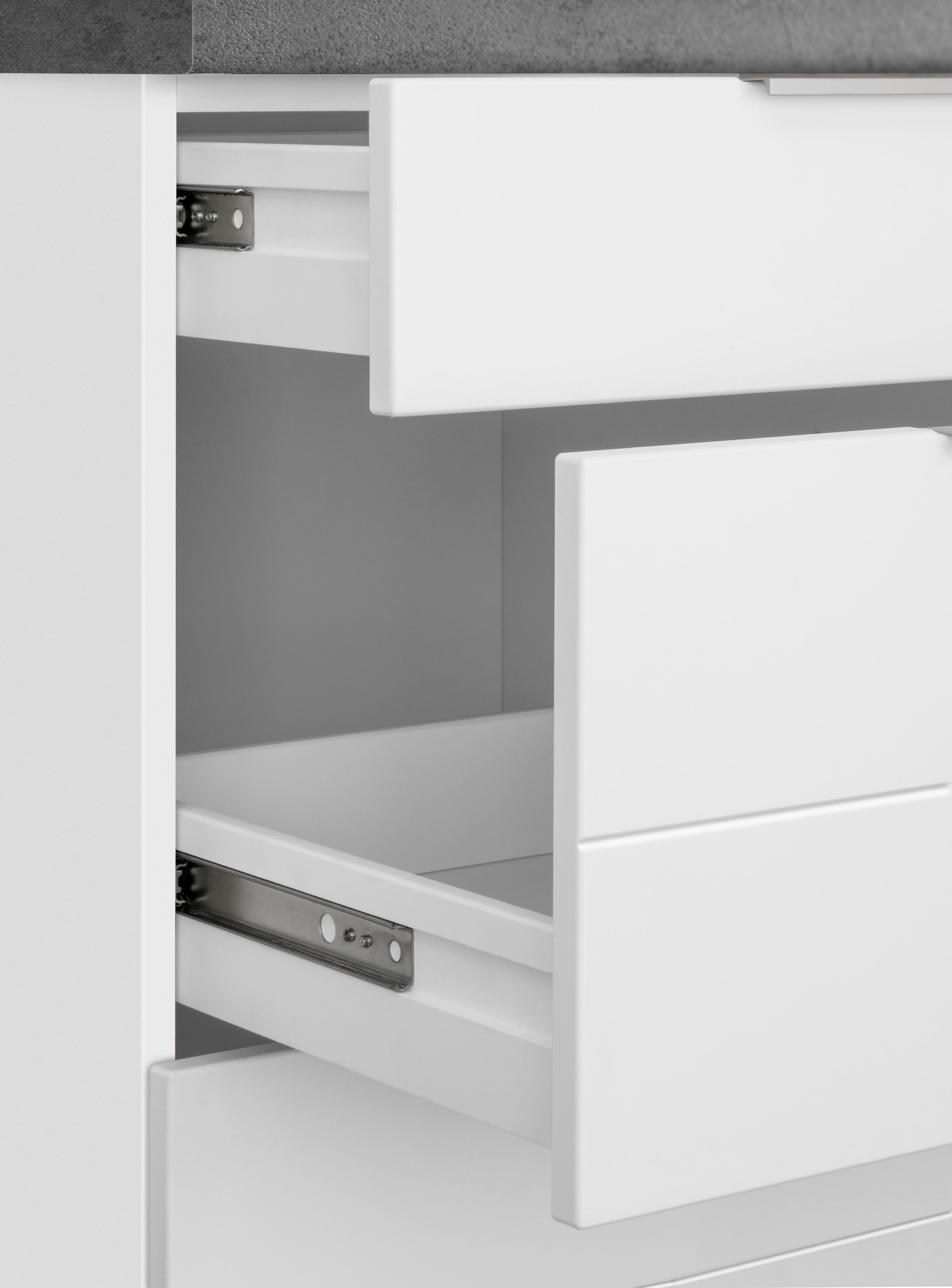 KOCHSTATION Winkelküche »KS-Luhe« Stellbreite 240x270 cm, wahlweise mit oder ohne E-Geräten, MDF-Fronten