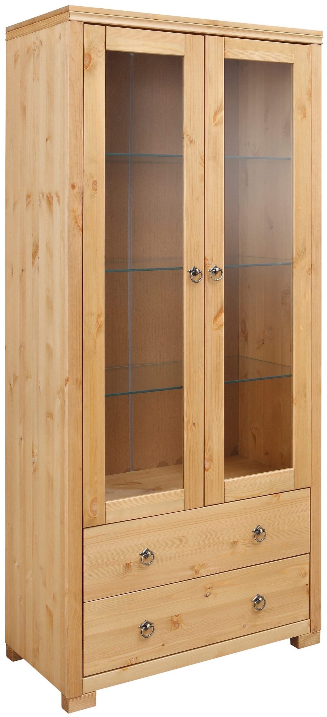 Home affaire Wohnwand »Gotland«, (Set, 3 St.), bestehend aus 1 Highboard, 1 TV-Lowboard und 1 Vitrine