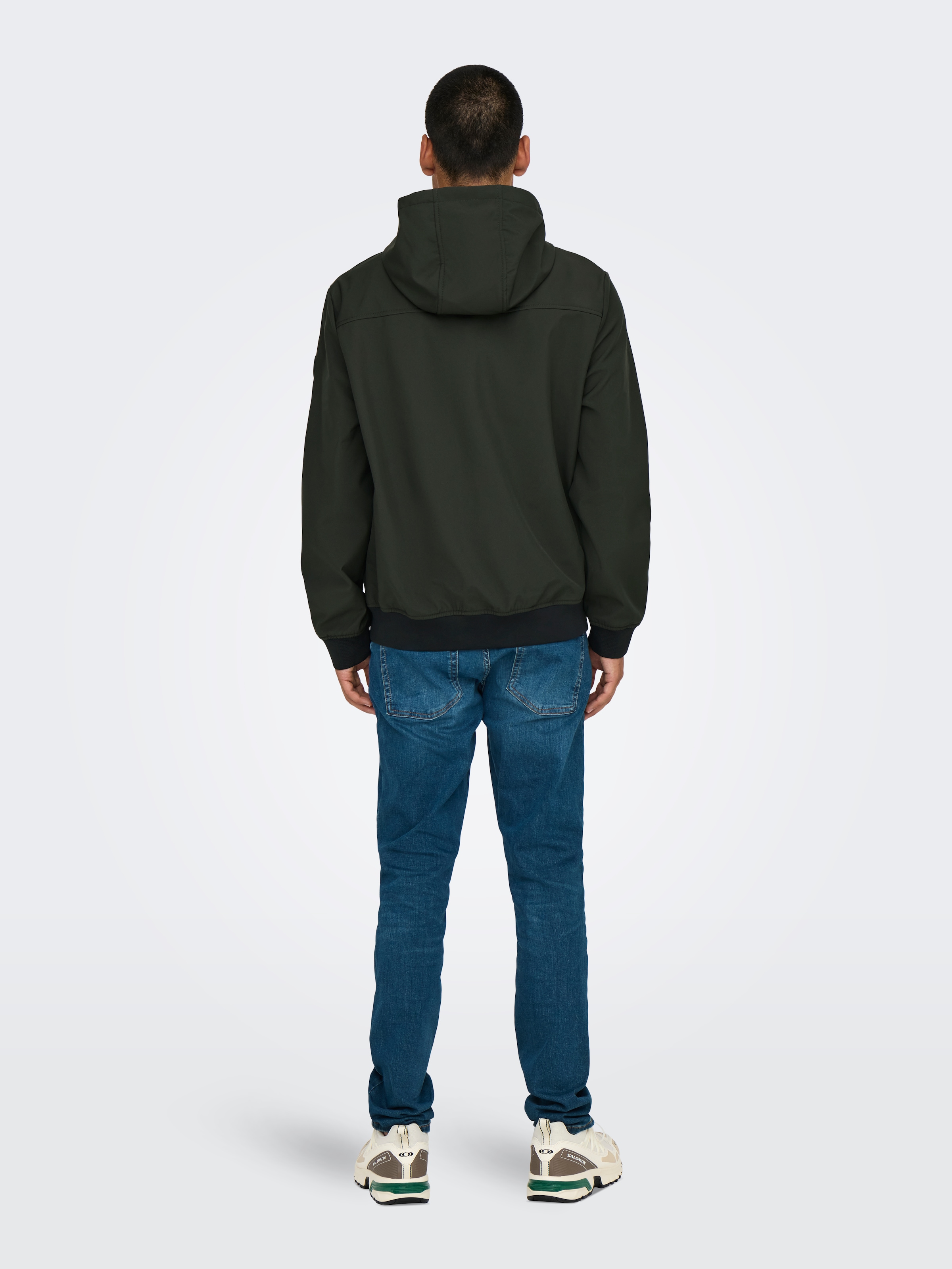 ONLY & SONS Softshelljacke »ONSBOWIE SOFTSHELL BOMBER NOOS« mit Kapuze