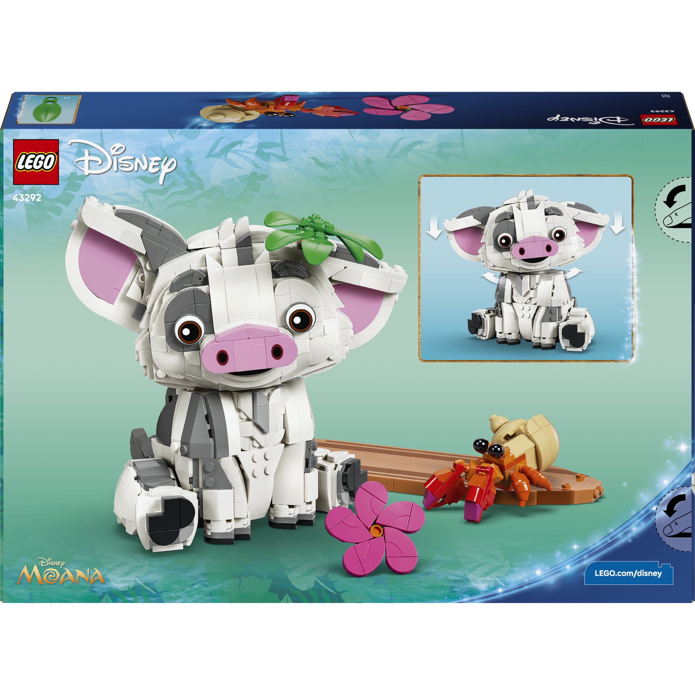 LEGO® Konstruktionsspielsteine »Pua (43292), LEGO Disney Princess« Made in Europe