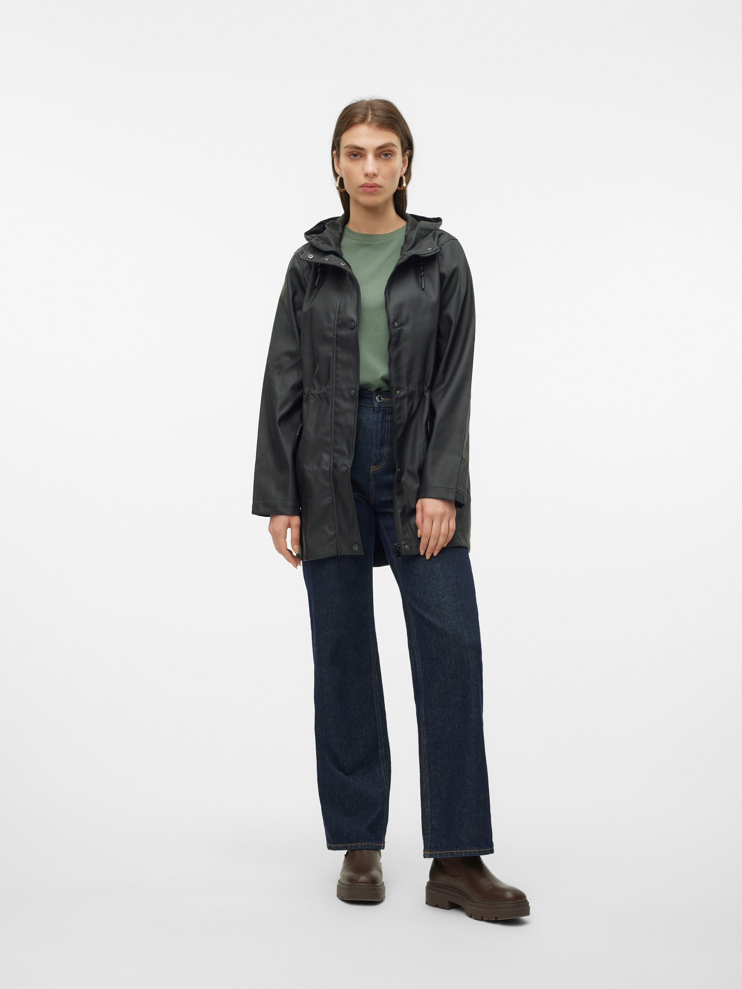 Vero Moda Regenjacke »VMMALOU COATED JACKET« mit Kapuze