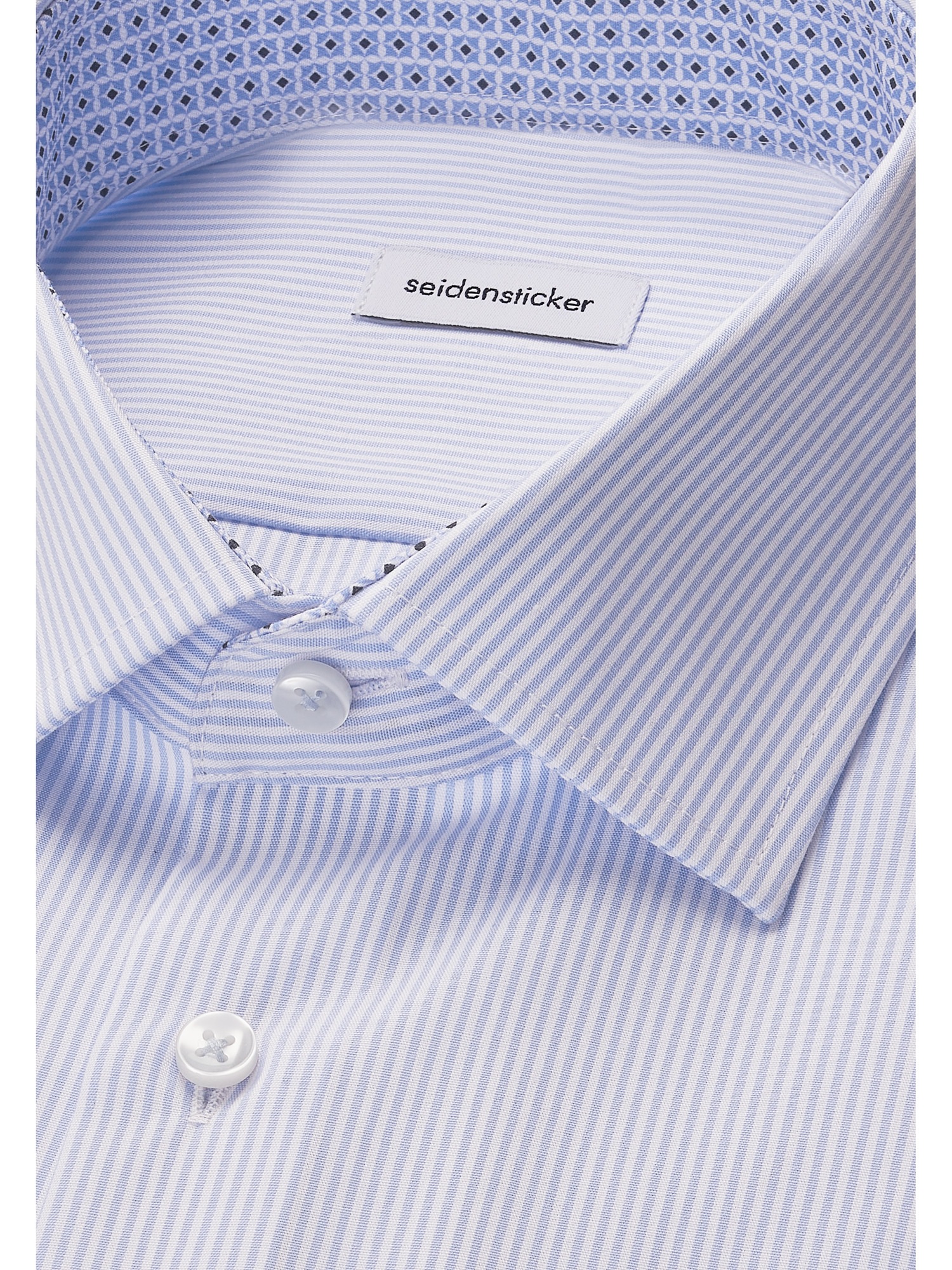 seidensticker Businesshemd »Regular« Regular 1/1 Kentkragen Streifen