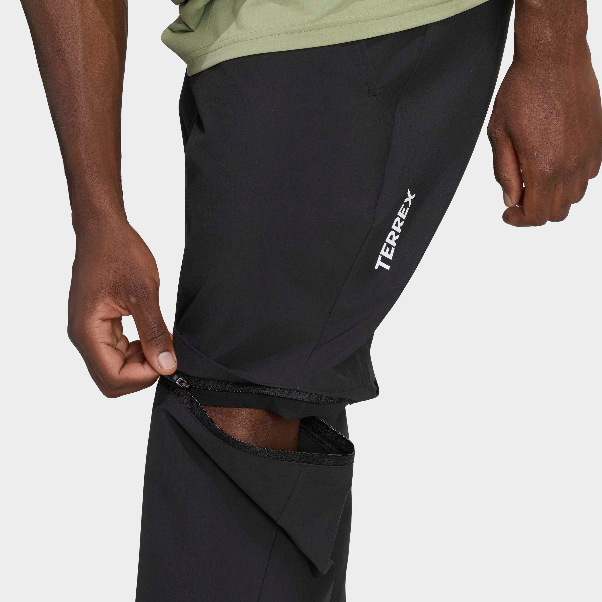 adidas TERREX Outdoorhose »MULTI ZIP OFF TRACKSUIT BOTTOMS«  sportlicher Stil, mit Reißverschluss, aus Polyamid und Elasthan