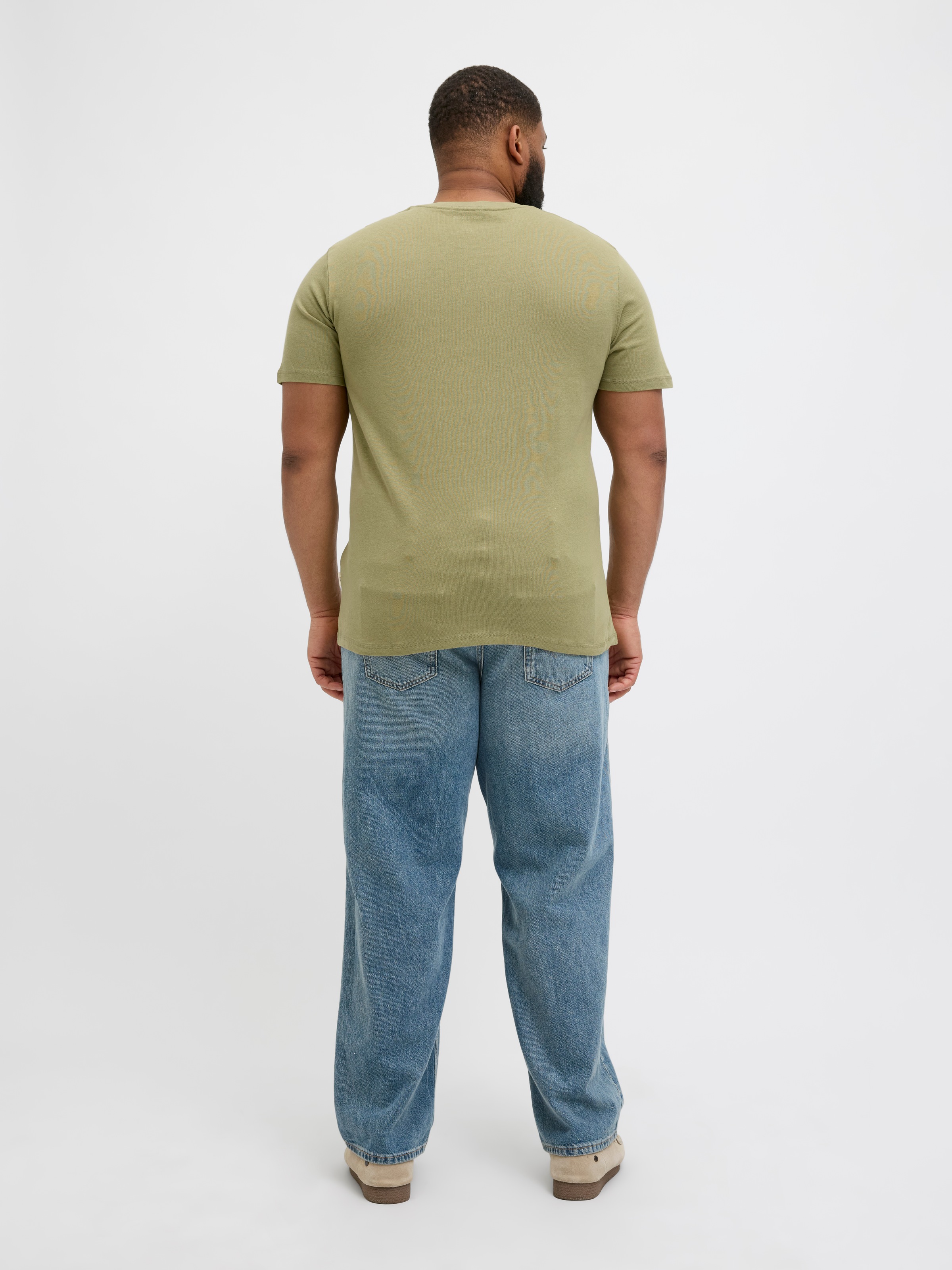Jack & Jones PlusSize Print-Shirt »JORALMERIA BOLD BRANDING TEE SS CN PLS«, mit Logo Print