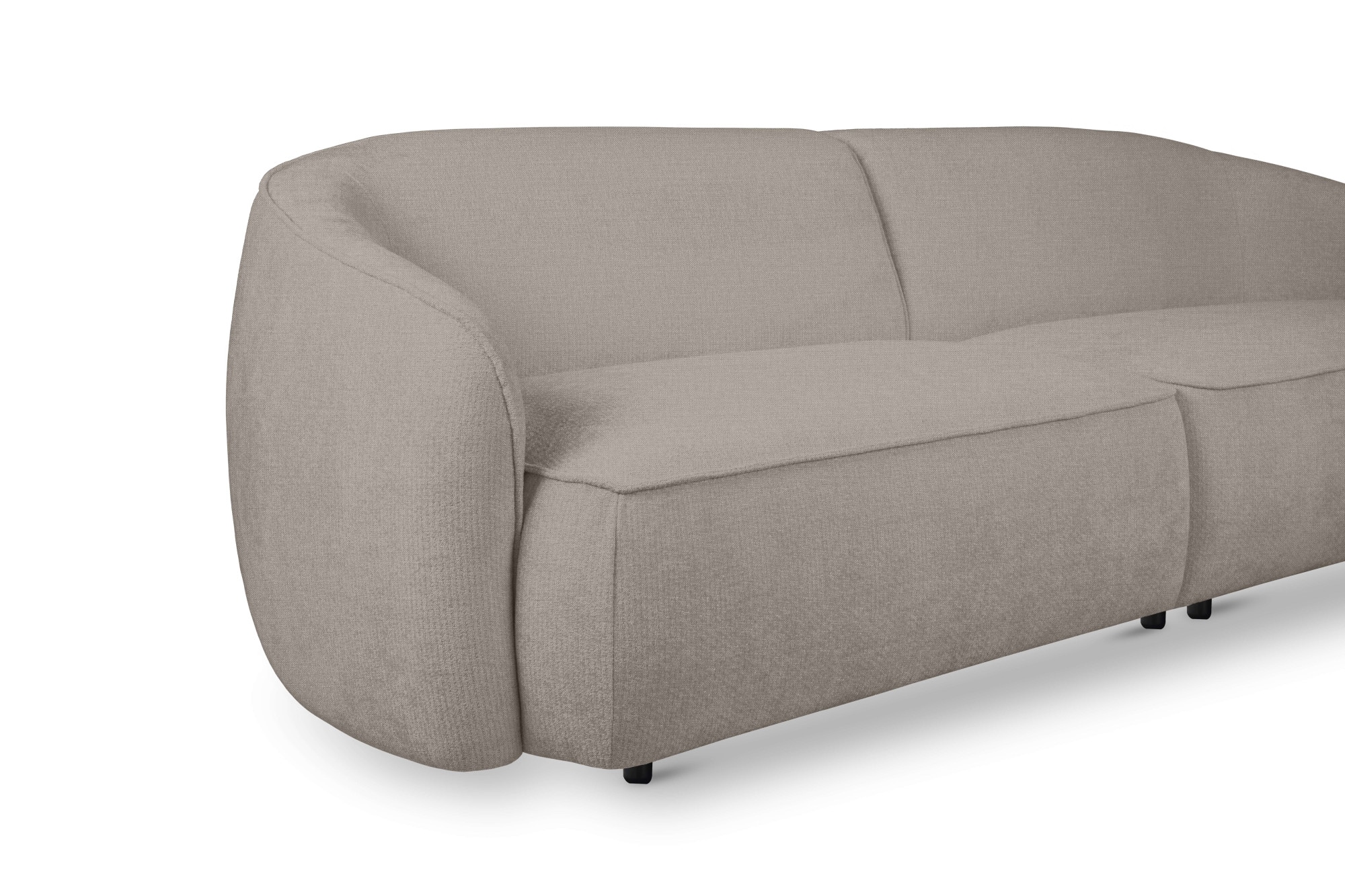 INOSIGN 3-Sitzer »Cosigo«, Breite 226 cm, 2 Chenille-Stoffe zur Auswahl, mit Kaltschaum