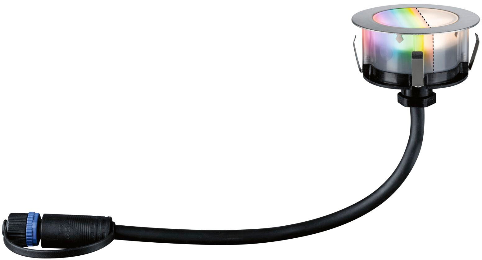 Paulmann LED Gartenleuchte »Outdoor Plug & Shine Einbauleuchte Floor RGBW IP67 ZigBee«, 1 flammig, IP67, ZigBee RGBW