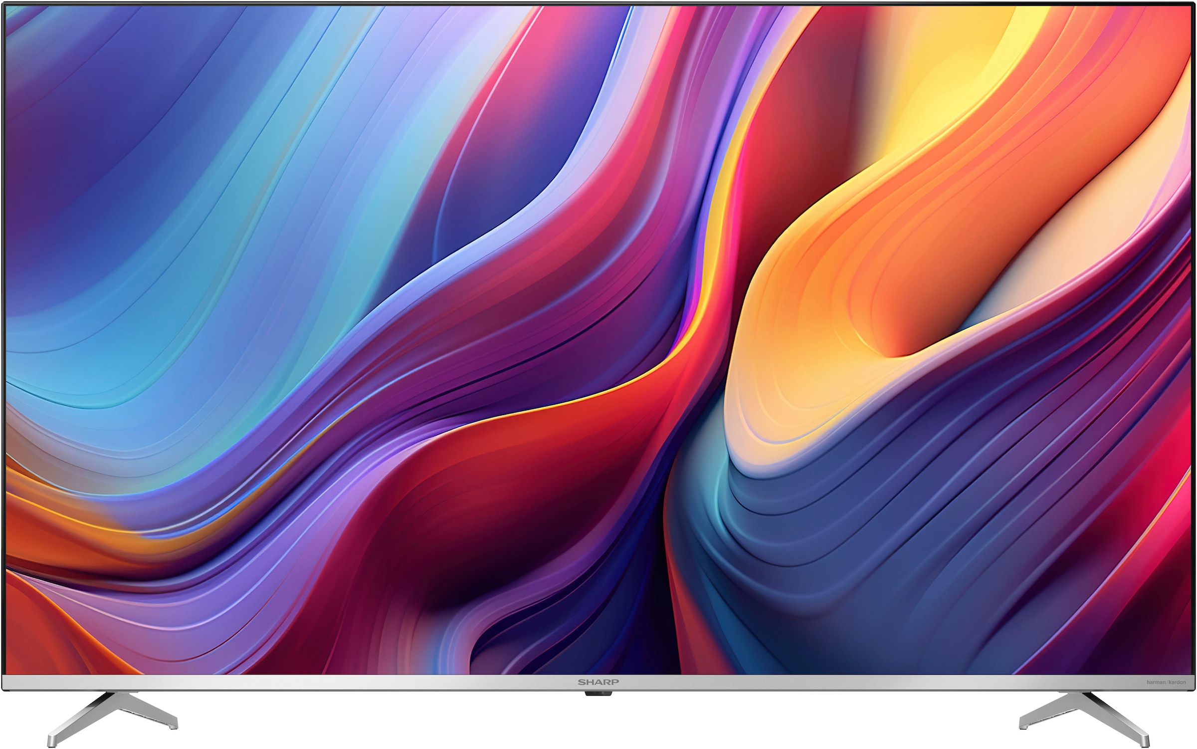 Sharp QLED-Fernseher »4T-C50GPx«, 4K Ultra HD, Google TV-Smart-TV, Quantum Dot, QLED, Dolby Atmos, Dolby Vision, HDMI 2.1 mit eARC