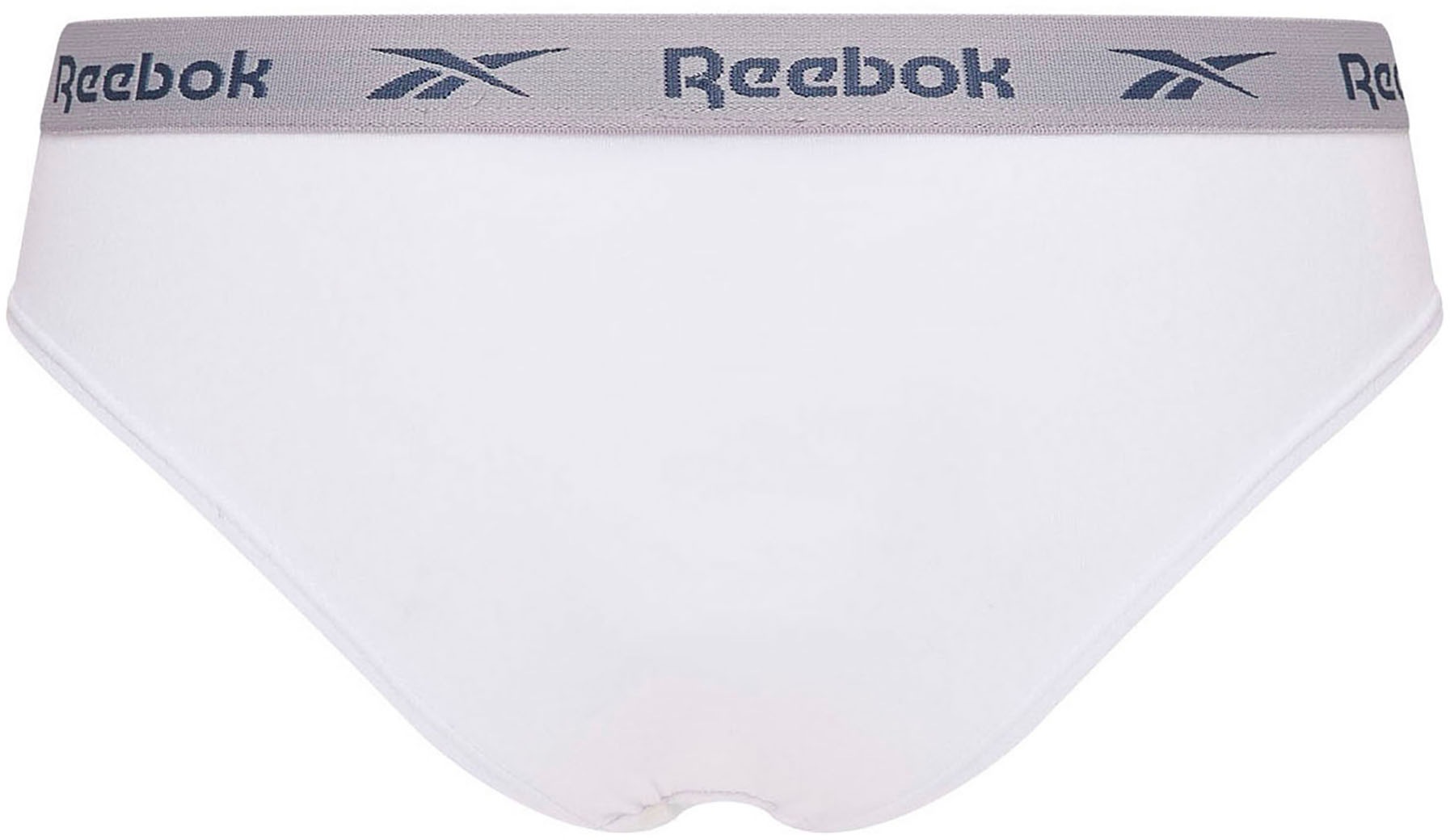 Reebok Bikinislip »CARINA« eng, basic, bequem, mit Logo, breiter Bund, Baumwollmix