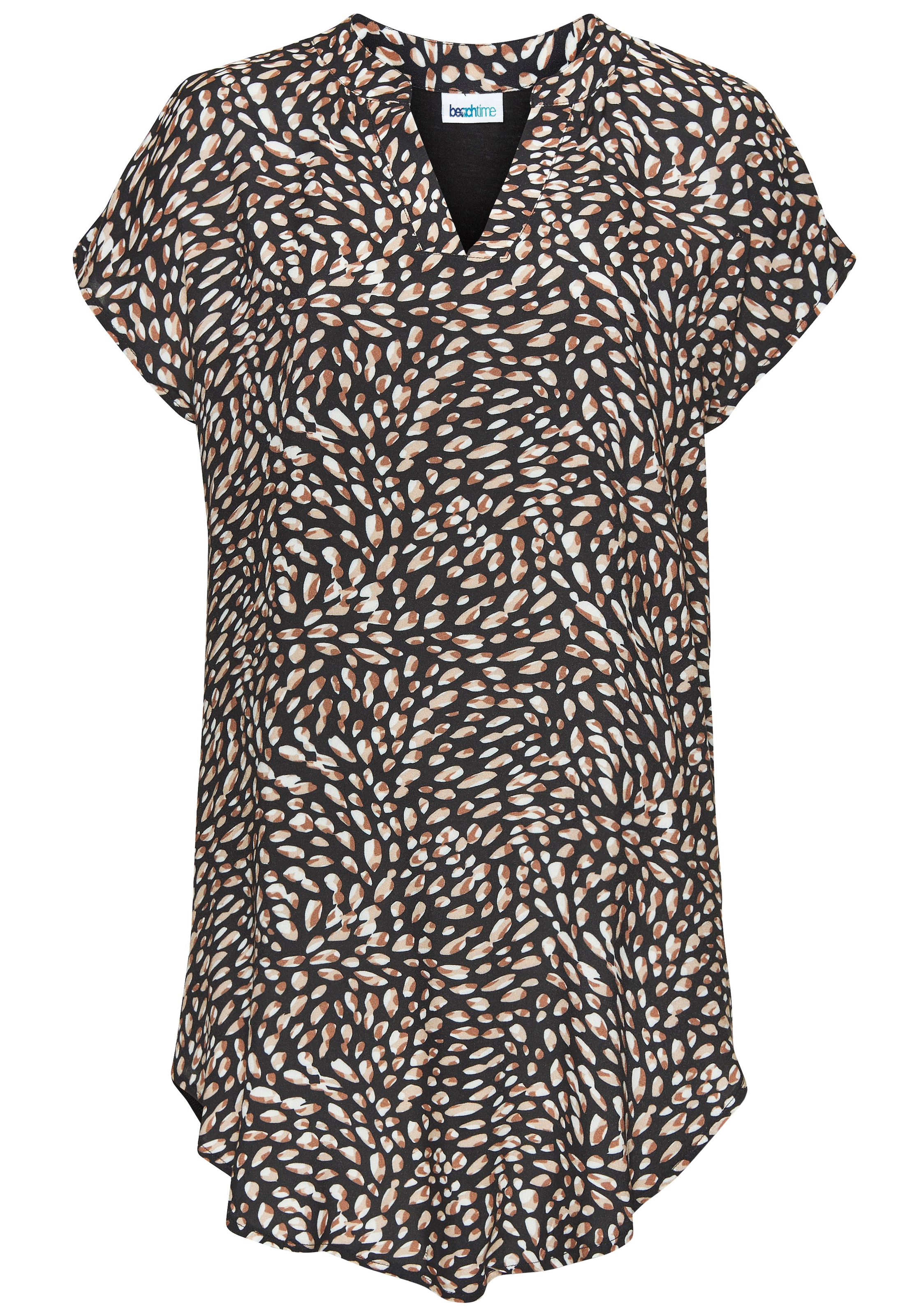 Beachtime Longshirt aus Materialmix