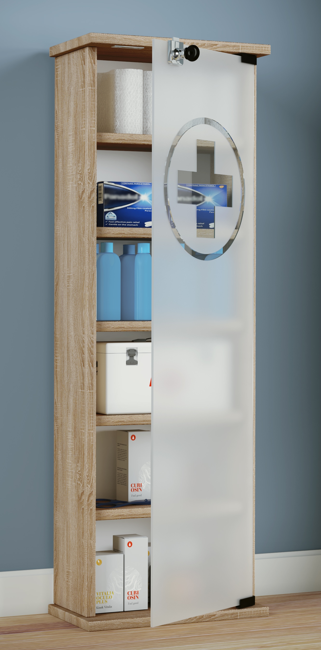 VCM Medizinschrank »Medizinschrank Arzneischrank Gusal abschließbar«
