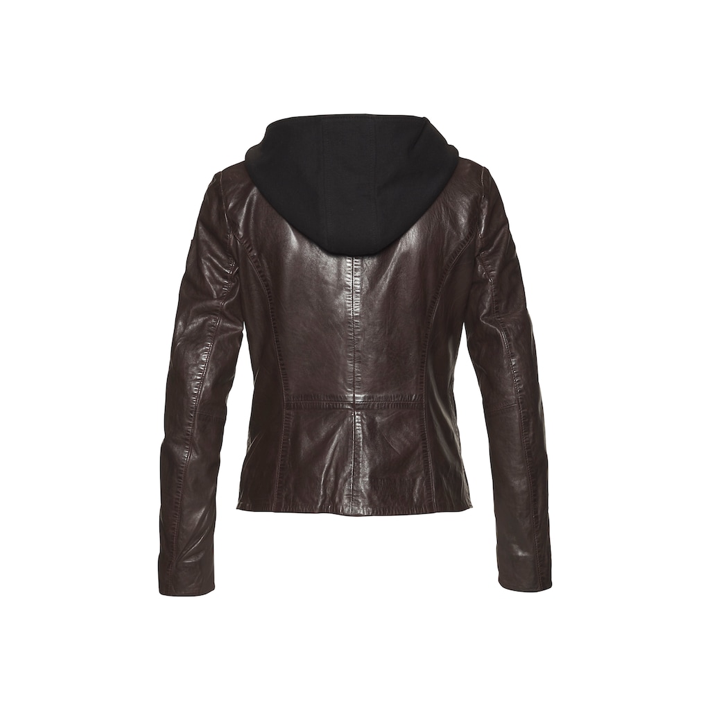 Gipsy Lederjacke »AMALI«, mit Kapuze