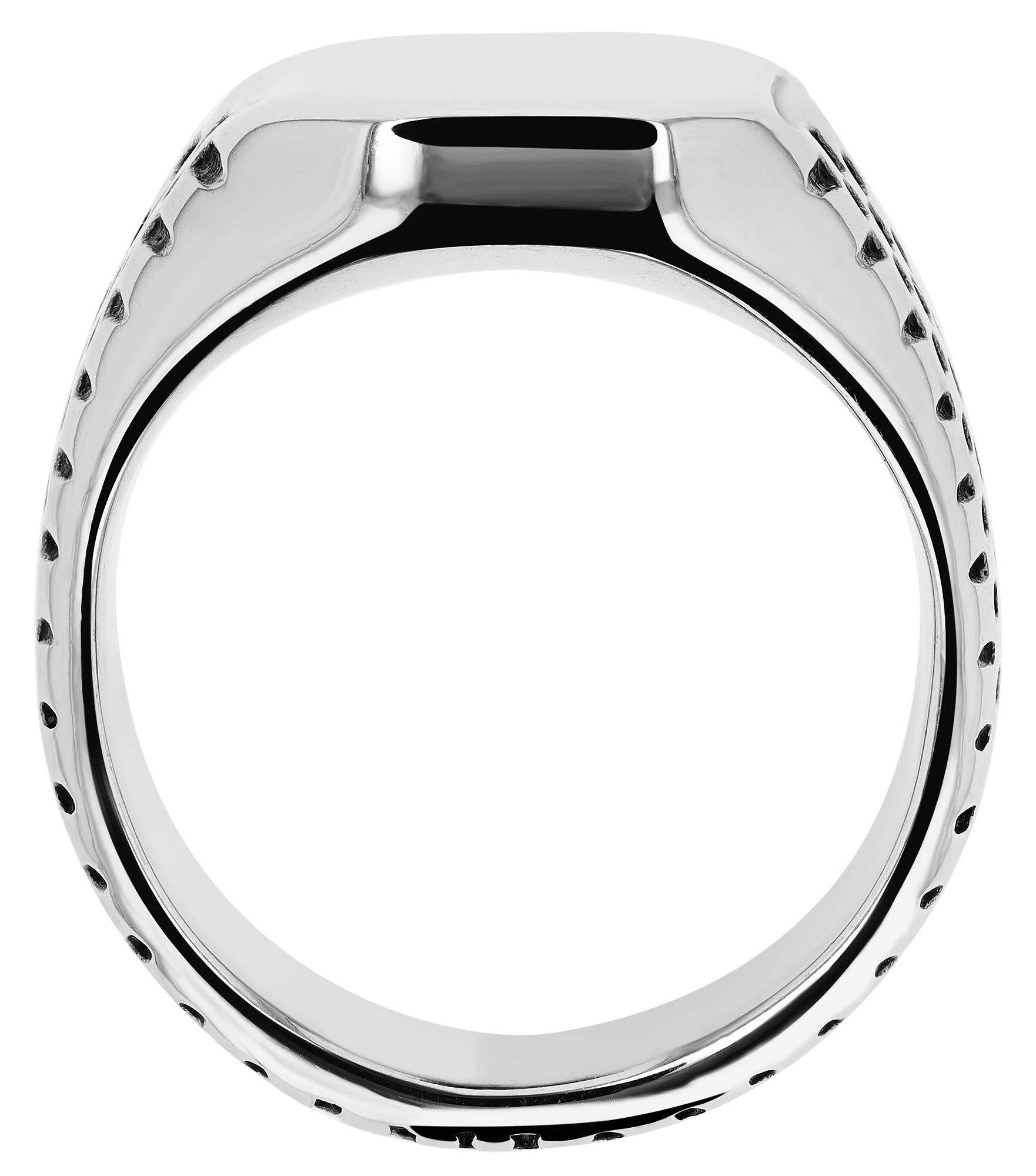 Adelia´s Fingerring »Herren Ring aus Edelstahl«