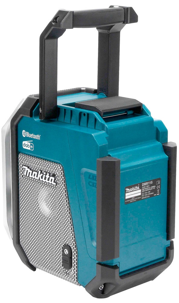 Makita Baustellenradio »DMR115«, (Bluetooth FM-Tuner-Digitalradio (DAB+), 12V, Bluetooth-Radio, ohne Akku