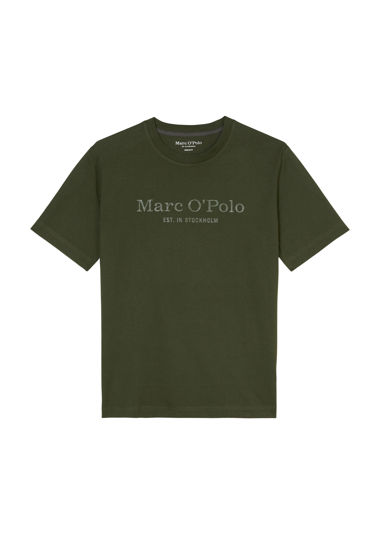 Marc O'Polo T-Shirt, mit tonigem Label-Print vorne