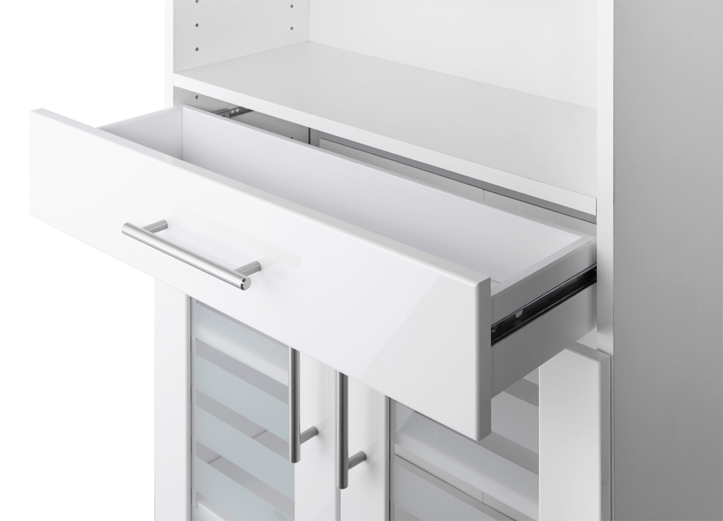 welltime Seitenschrank »Jaca«, Breite 60 cm, mit MDF Hochglanz-Fronten