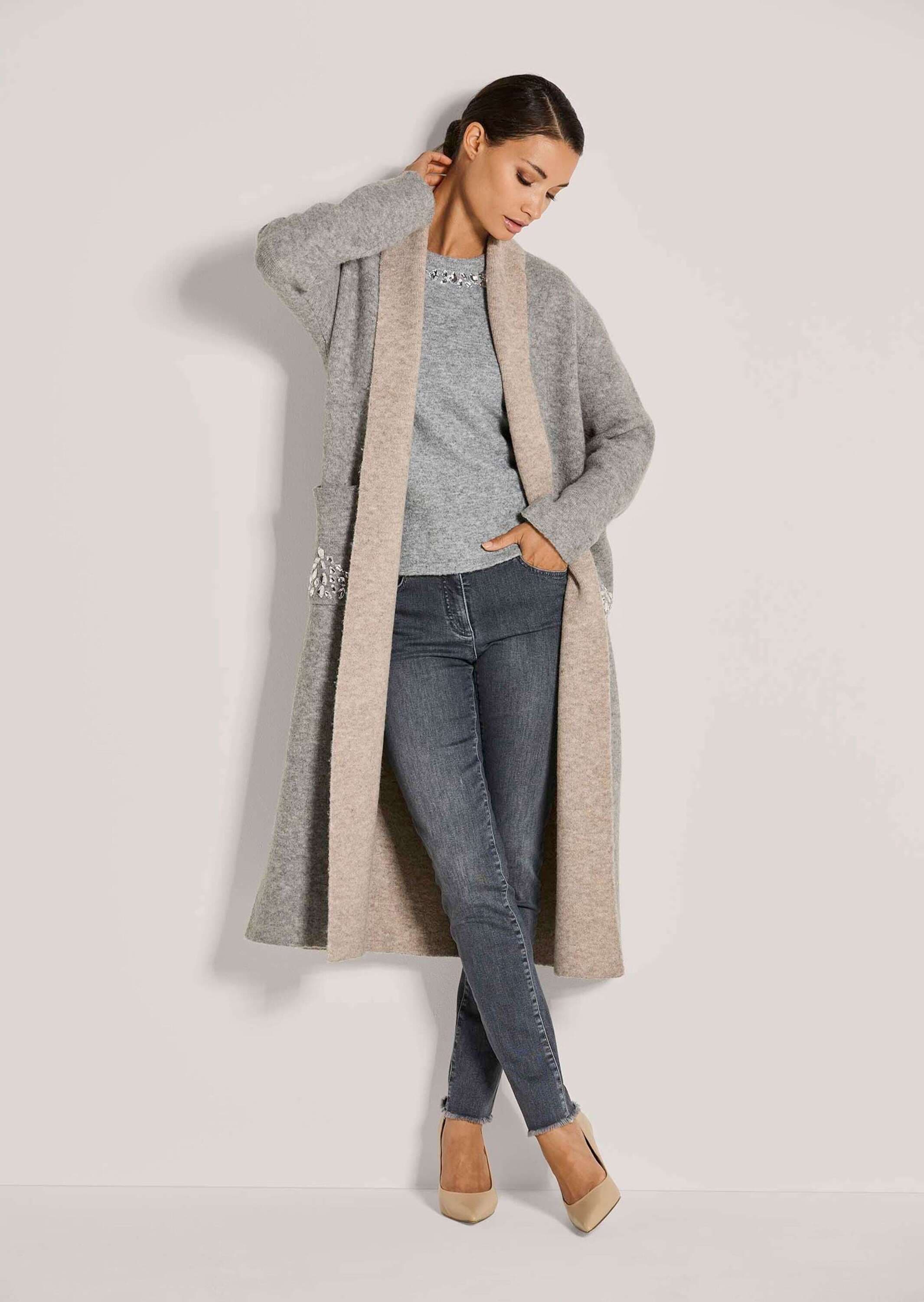 MADELEINE Langmantel »Strickmantel Strickmantel«
