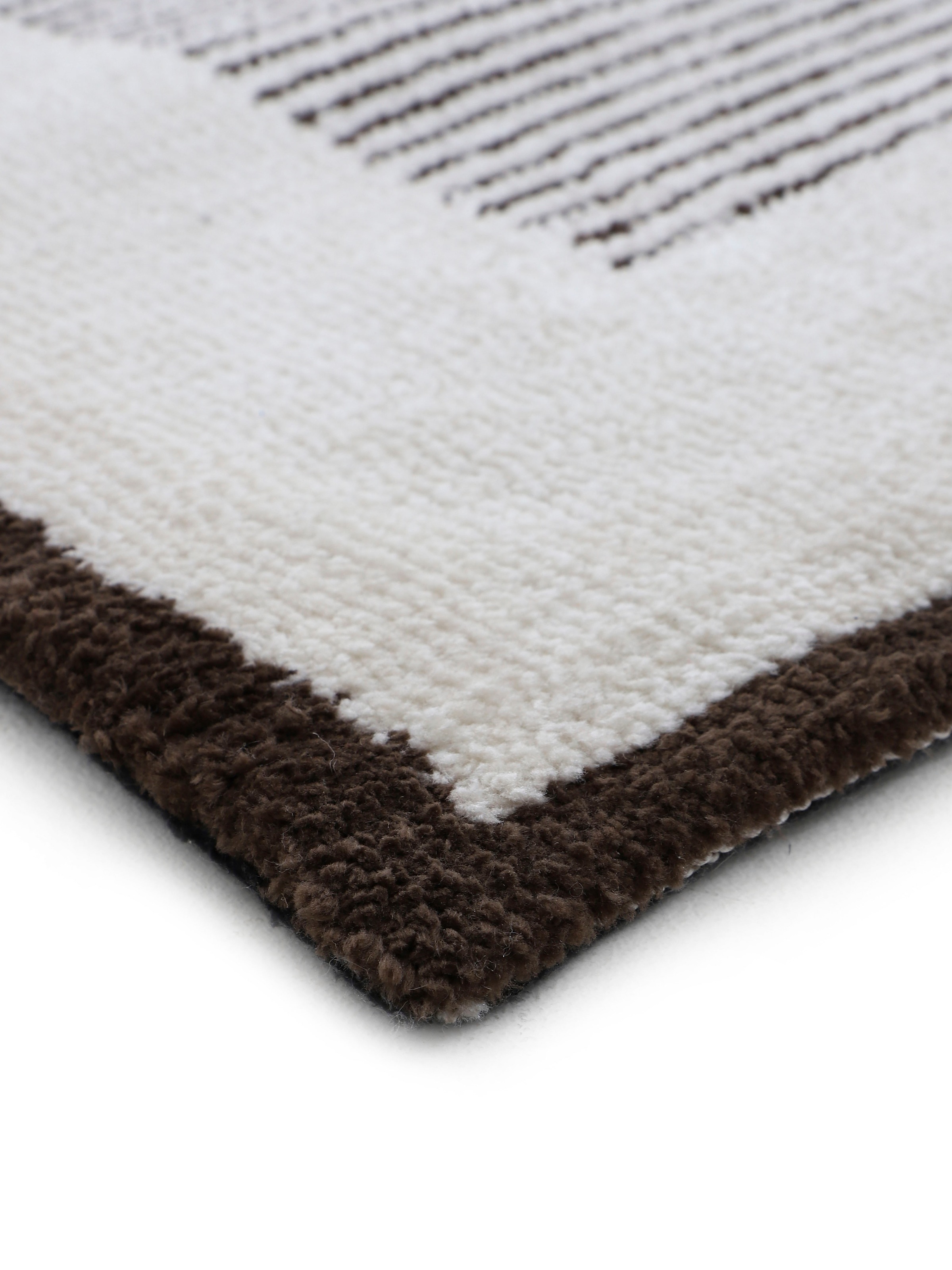 carpetfine Teppich »Holly 7«, rechteckig, 12 mm Höhe, geometrisches Design, gestreift, Hoch Tief Struktur